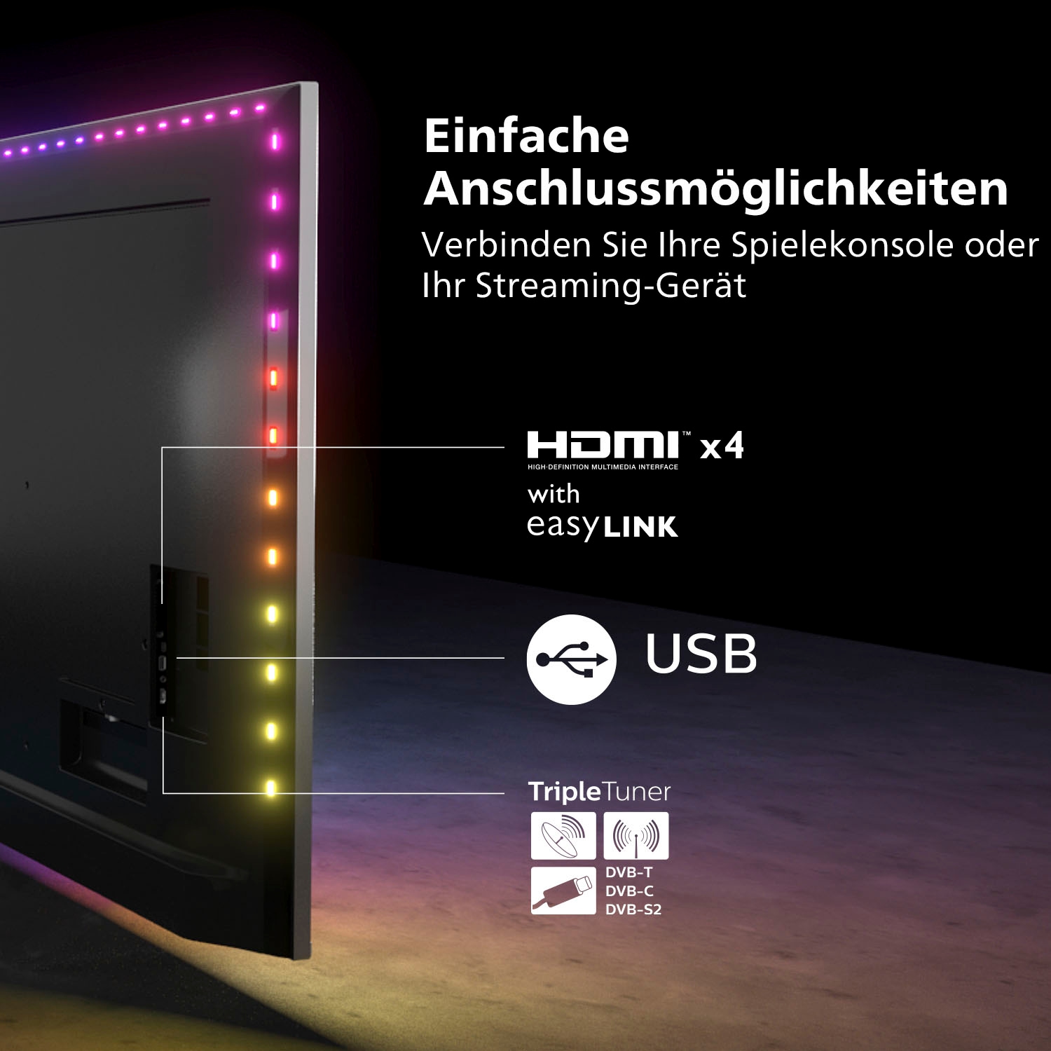 Philips OLED-Fernseher »65OLED707/12«, 164 4K cm/65 Ultra HD, TV | -Android Zoll, Smart-TV BAUR