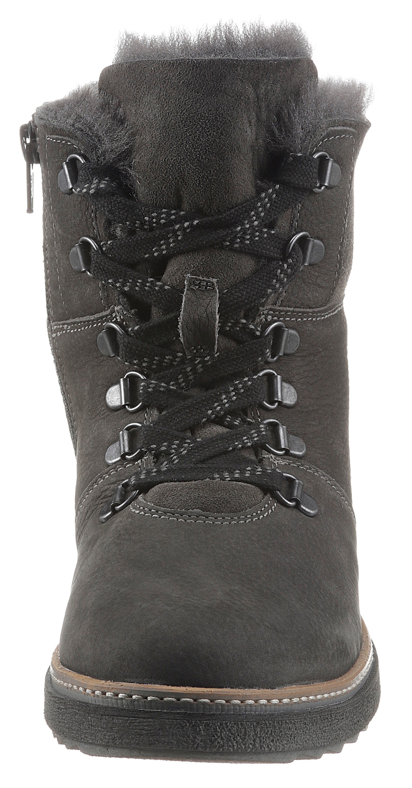 Waldläufer Winterboots »HITOMI«, Outdoorboots, Schnürboots mit Lammfellfutter, H-Weite