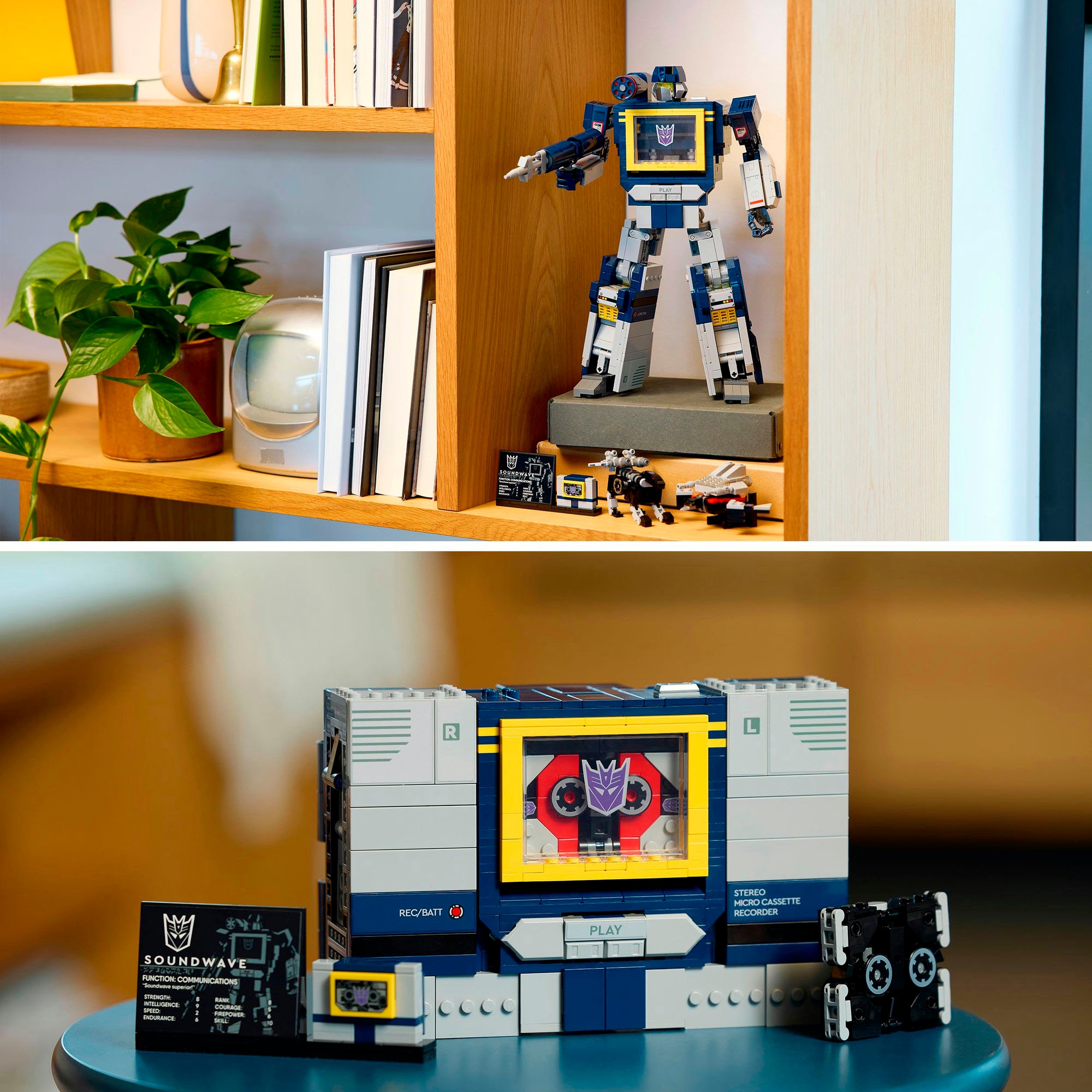 LEGO® Konstruktionsspielsteine »Transformers: Soundwave (10358), LEGO Icons« Made in Europe