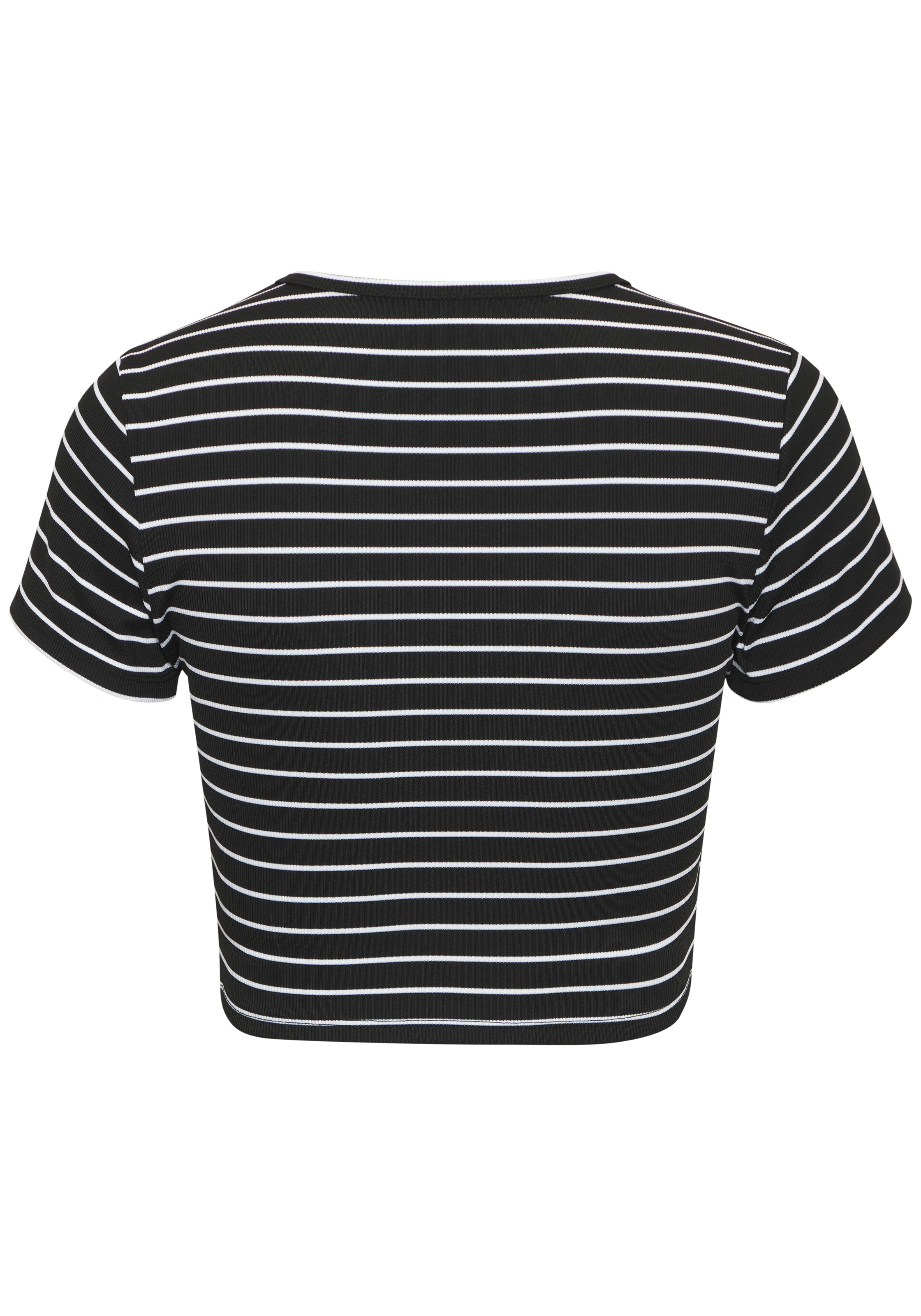 LASCANA ACTIVE T-Shirt aus Rippmaterial, gestreift