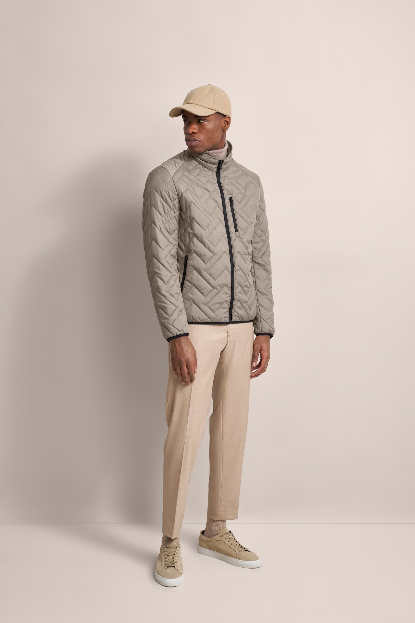 bugatti Blouson, ohne Kapuze, in Steppoptik