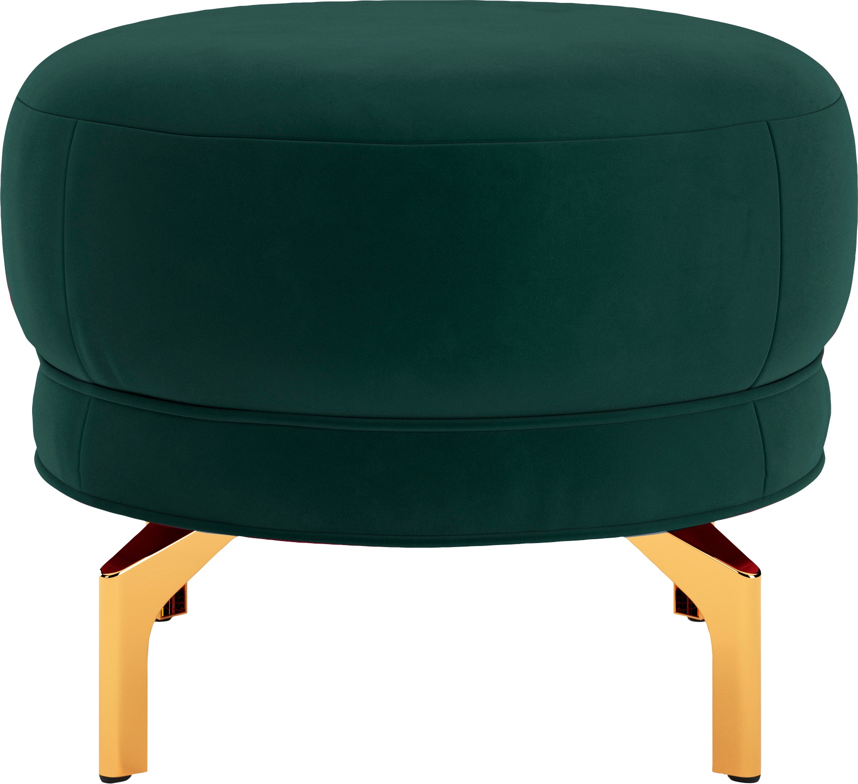 sit&more Polsterhocker »Orient 3«, goldfarbene Metallfüße