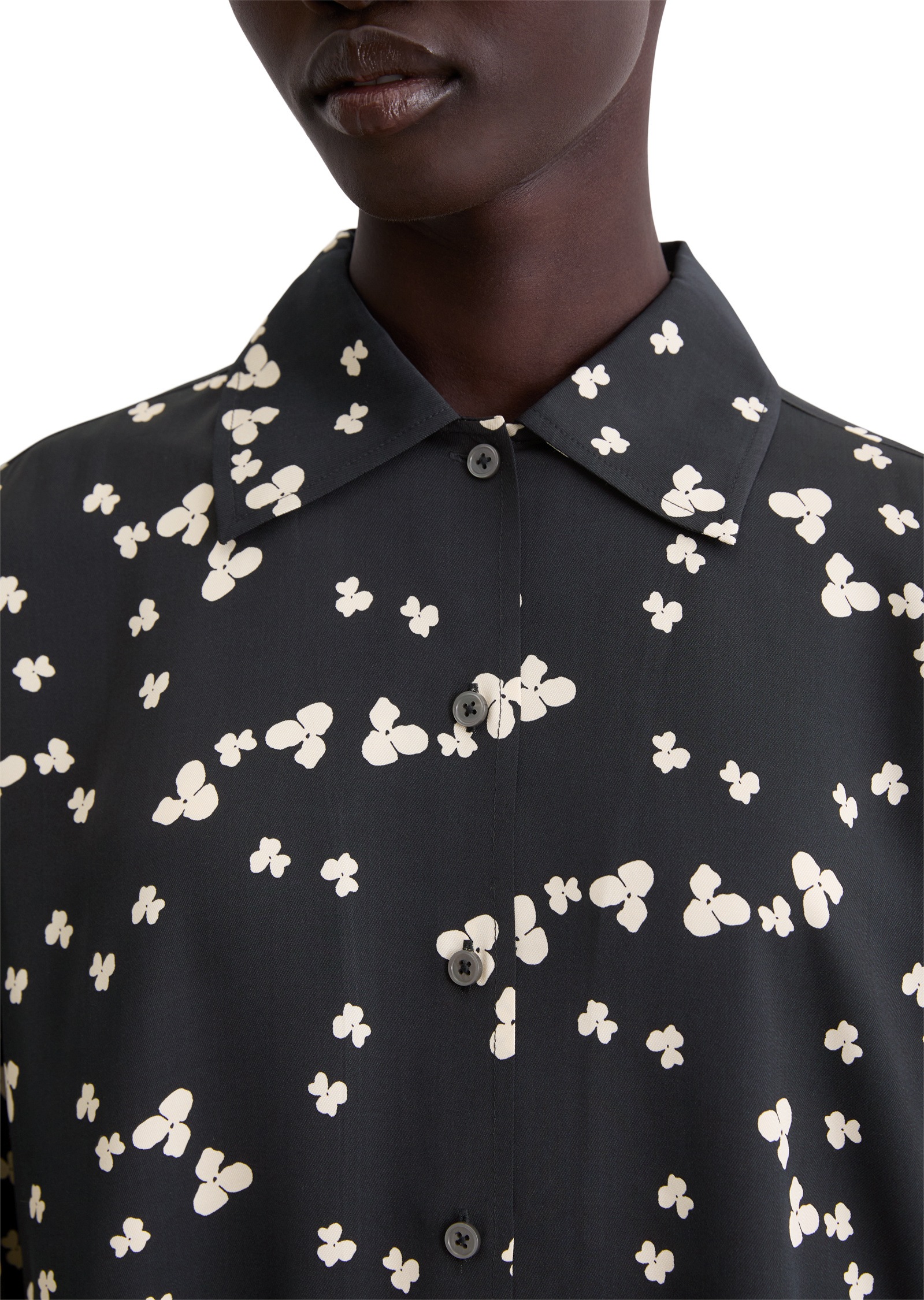Marc O'Polo Long Sleeve Blouse Dark Blue 40 3