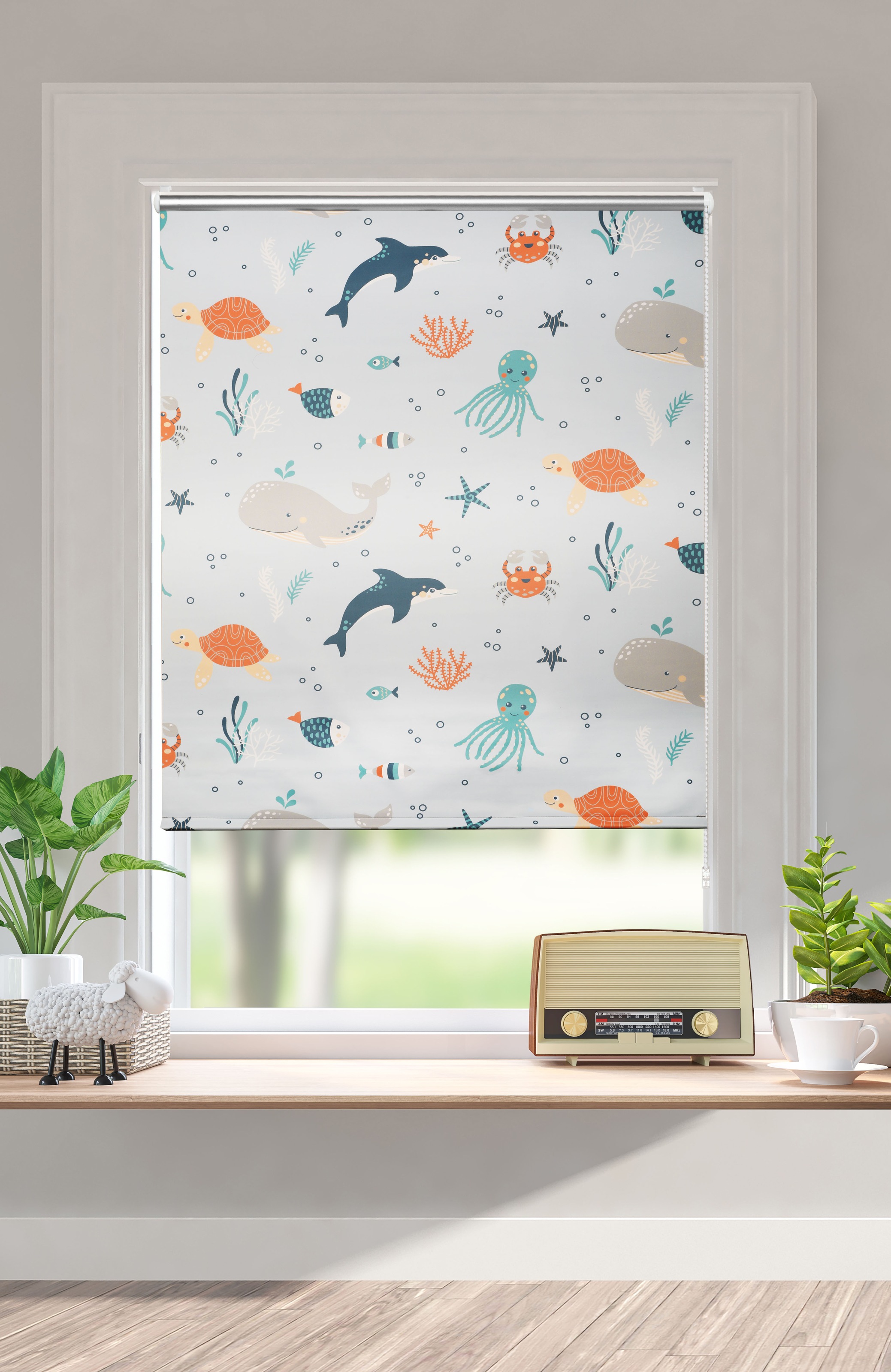 Lüttenhütt Verdunklungsrollo "Ocean" abdunkelnd Sichtschutz  Verdunkelung günstig online kaufen