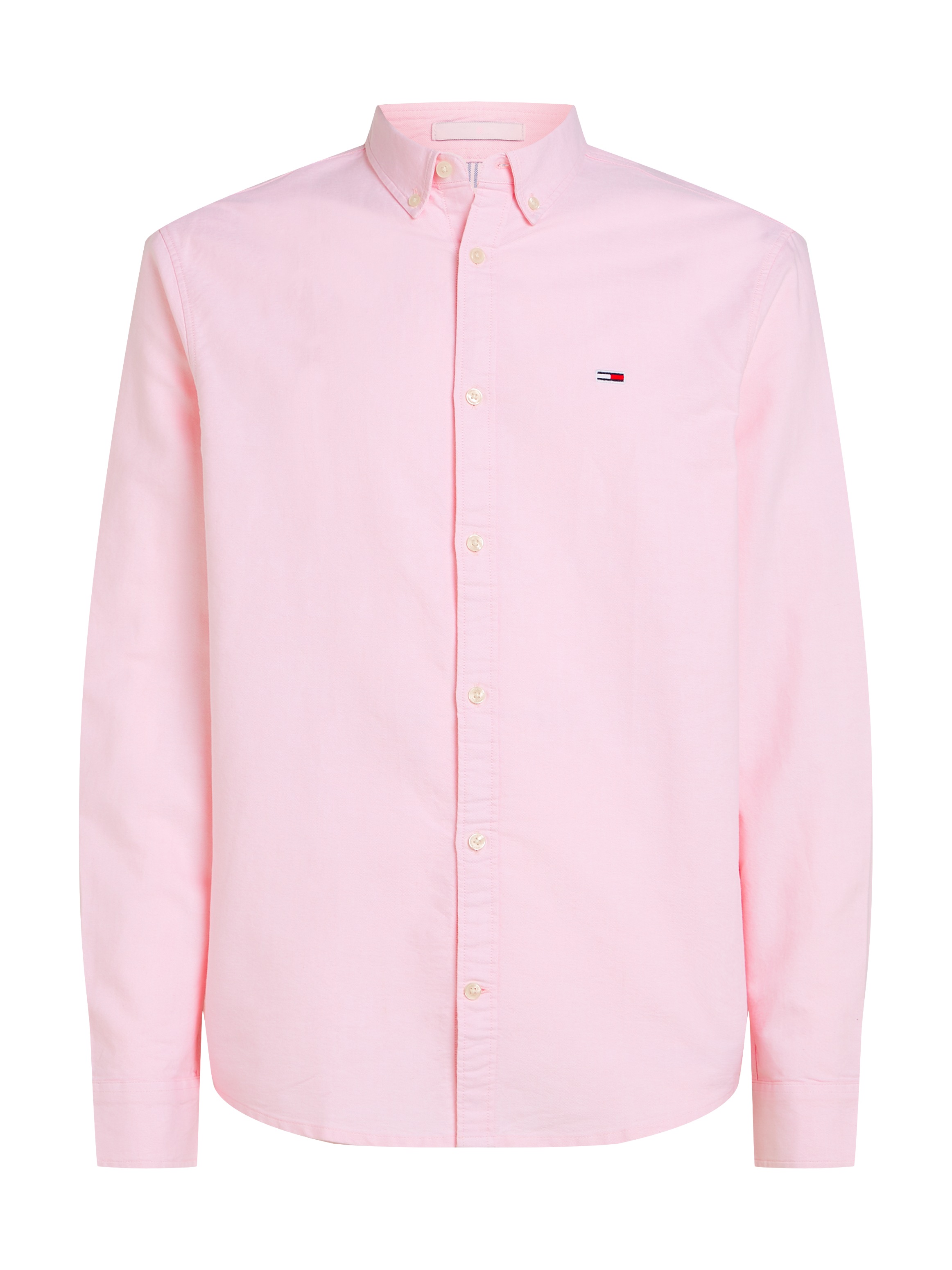 Tommy Jeans Langarmhemd »TJM ENTRY REG OXFORD SHIRT«, mit Logoprägung