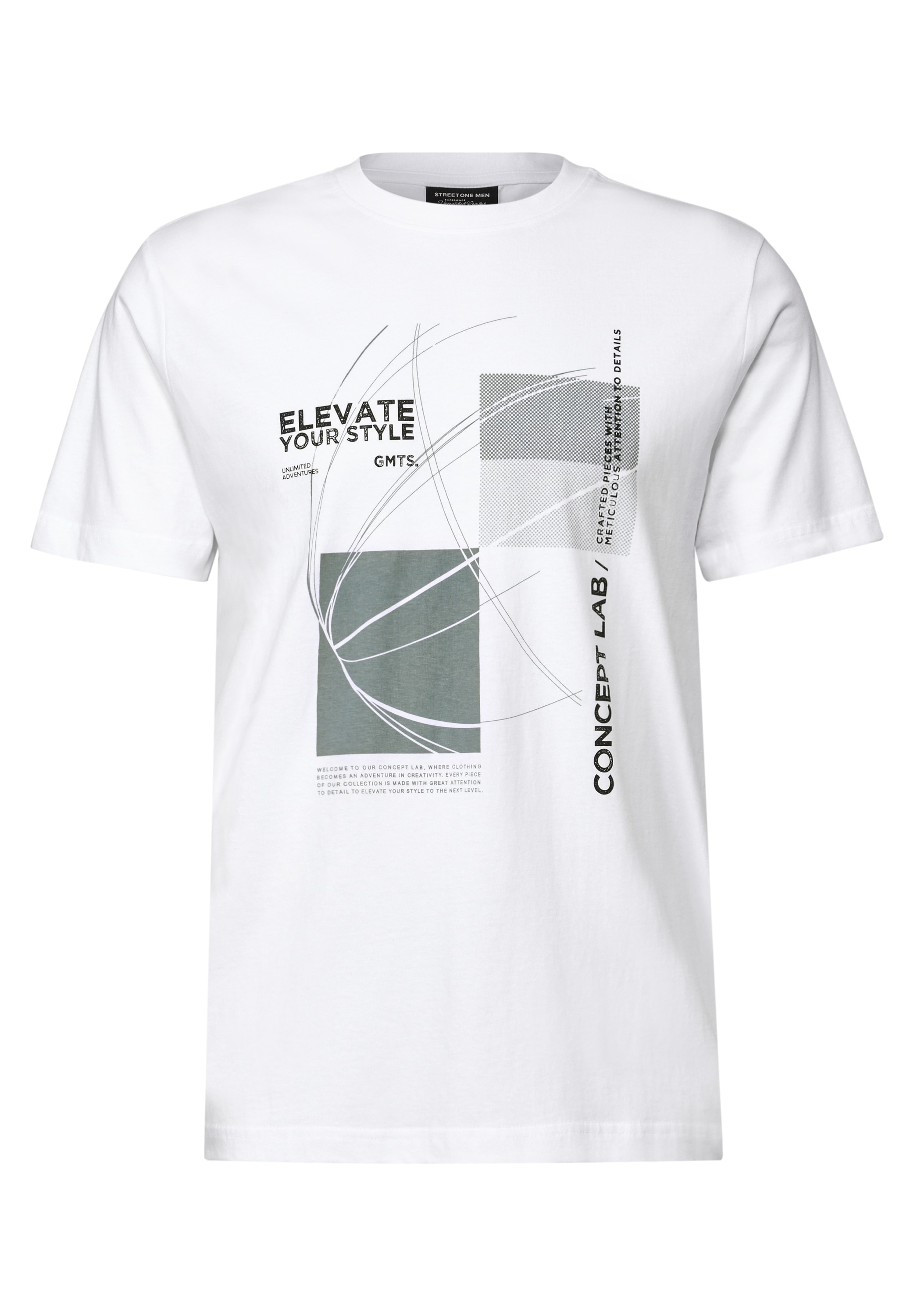 STREET ONE MEN T-Shirt, aus reiner Baumwolle