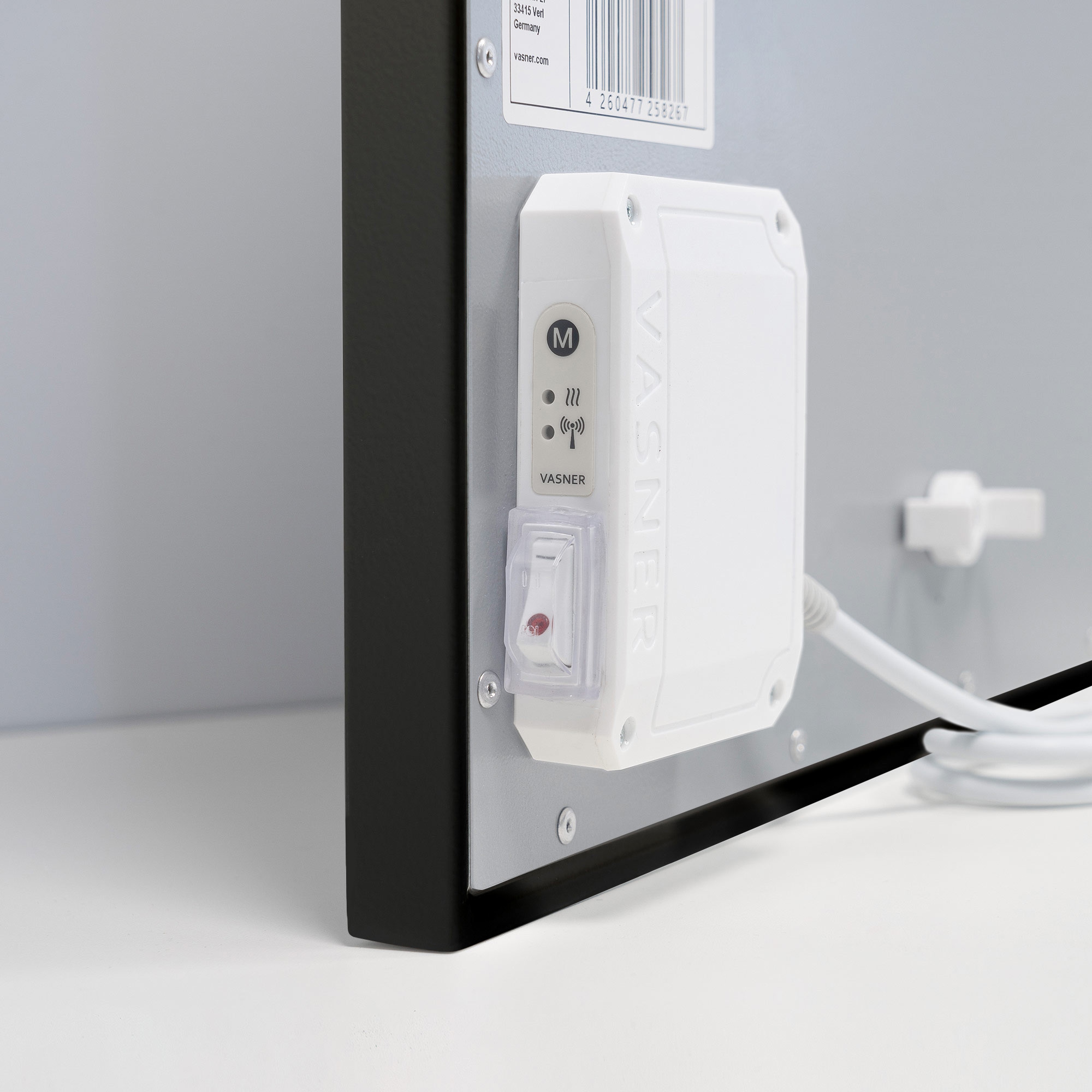 Vasner Infrarotheizung »Citara T RX 450 W« Metall Heizpaneel Tafelheizung schwarz