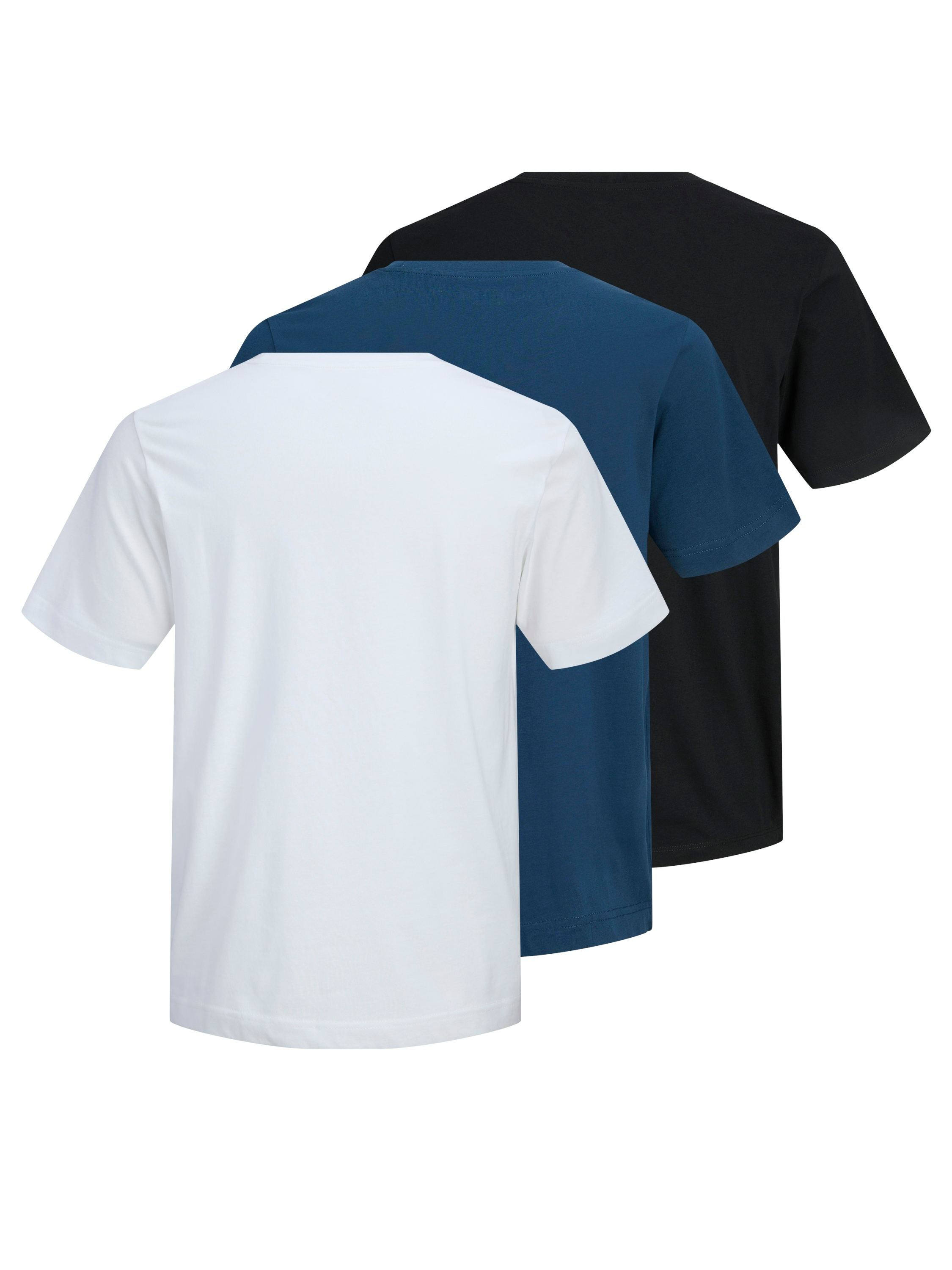 Jack & Jones Rundhalsshirt »JCOCONDOR TEE SS CREW NECK 3PK MP«, (Packung, 3 tlg.)