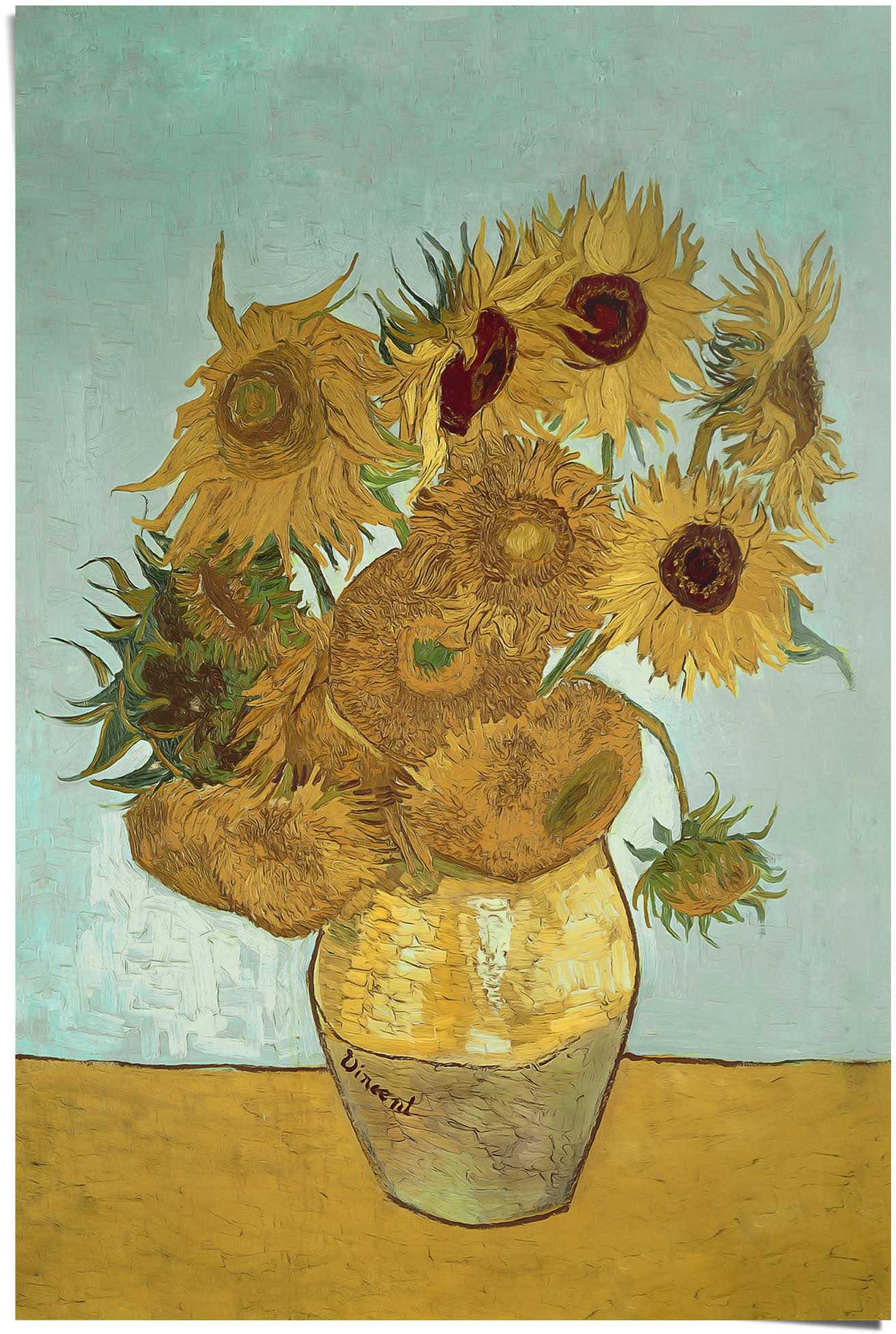 Reinders 1100000002199 "Sonnenblumen Vincent van Gogh - Blüte - Pflanze - Berühmtes Gemälde" 1 Stk. tlg.