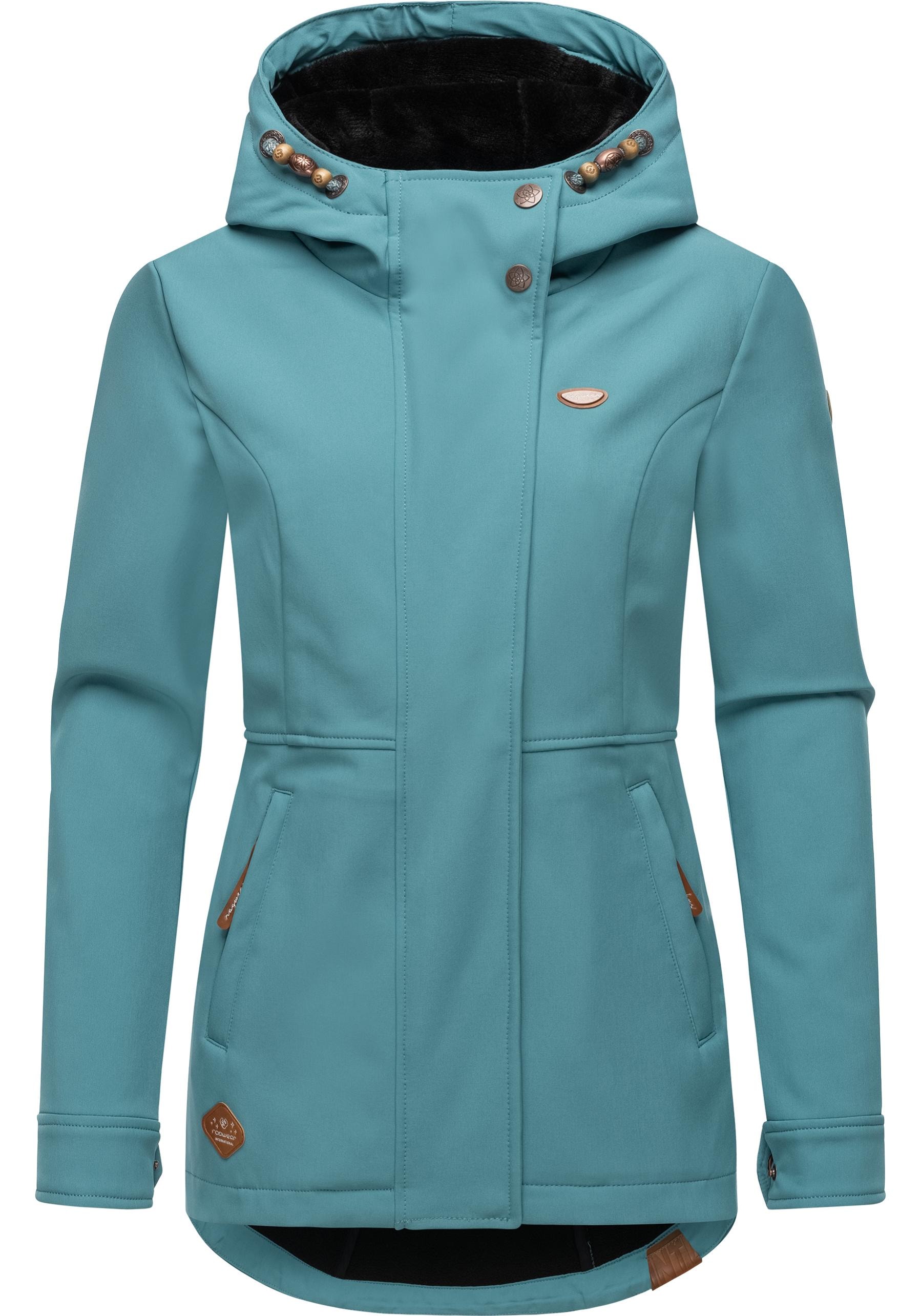 Softshelljacke »Yba«, mit Kapuze, sportliche Damen Outdoorjacke mit Kapuze