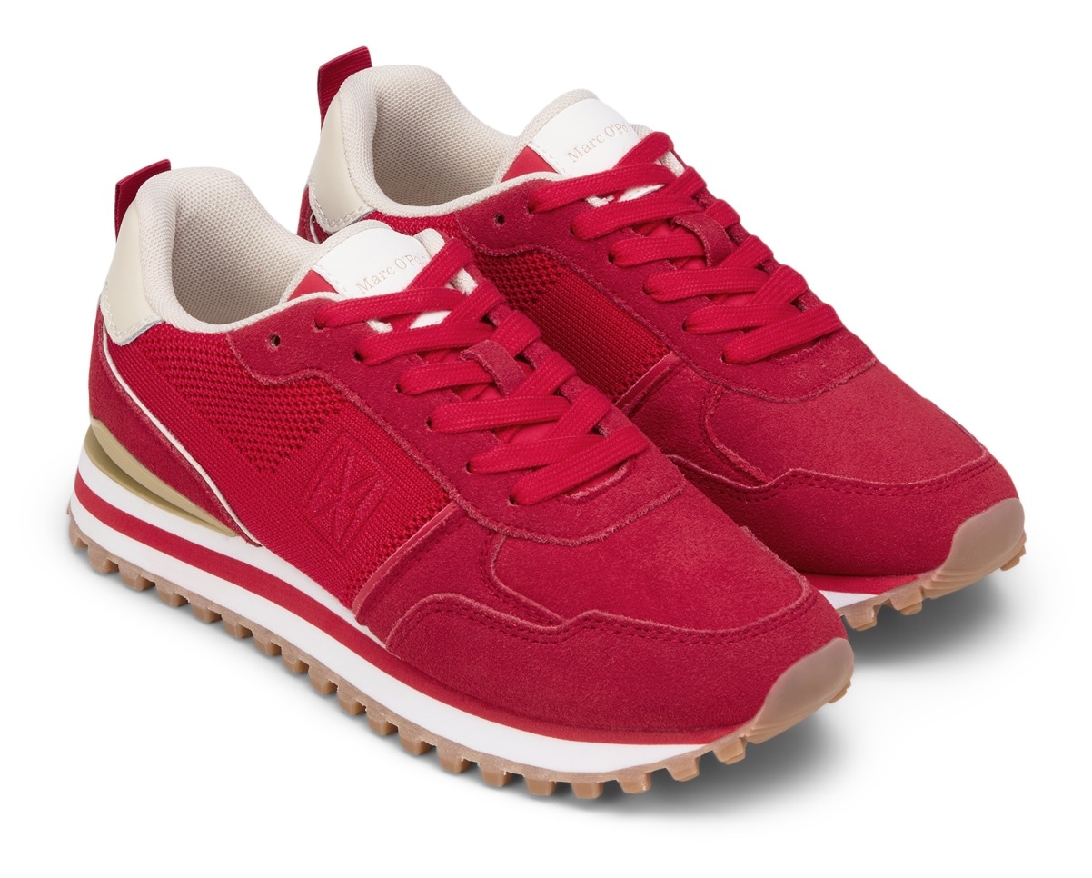 Marc O'Polo Sneaker »Bjorna«  Schnürschuh, Halbschuh, Freizeitsneaker mit Memory Foam Innensohle