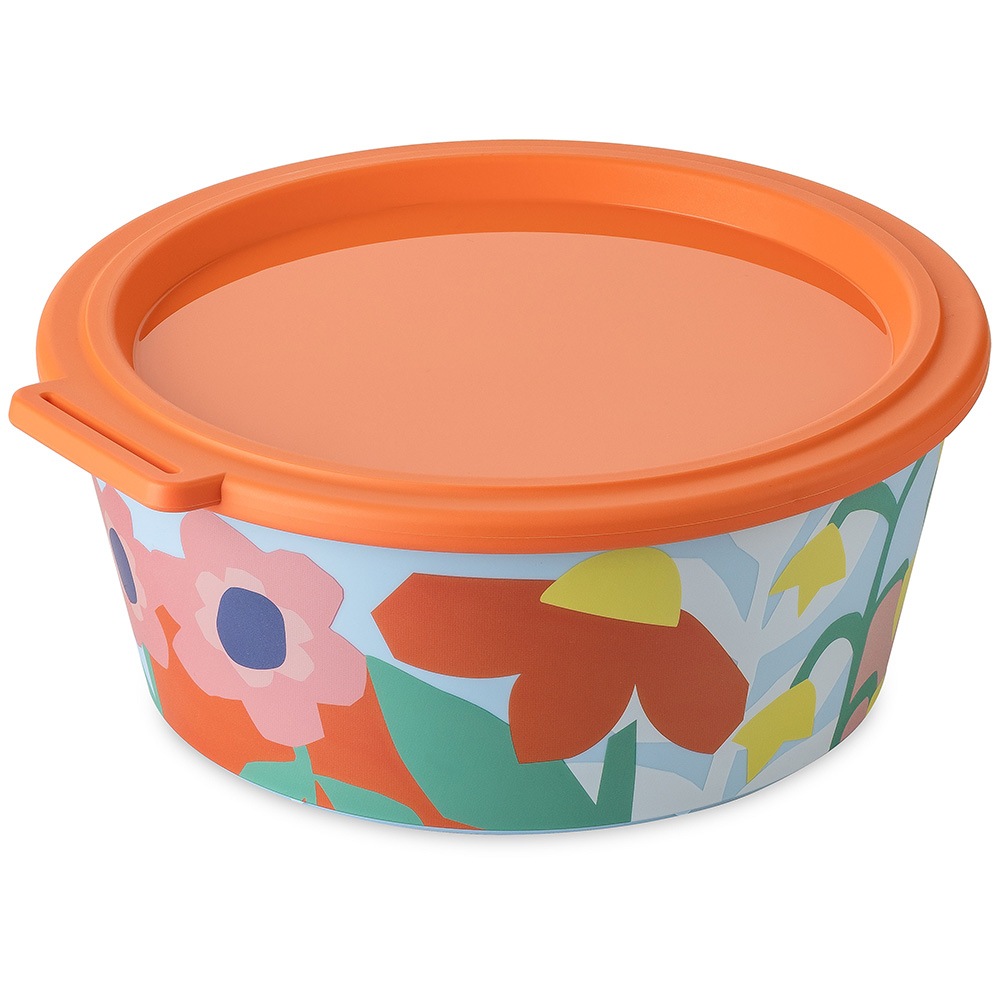 KOZIOL Aufbewahrungsschüssel "NORA BOX 1,3l BLOOMS Schale 1,3l mit Deckel"