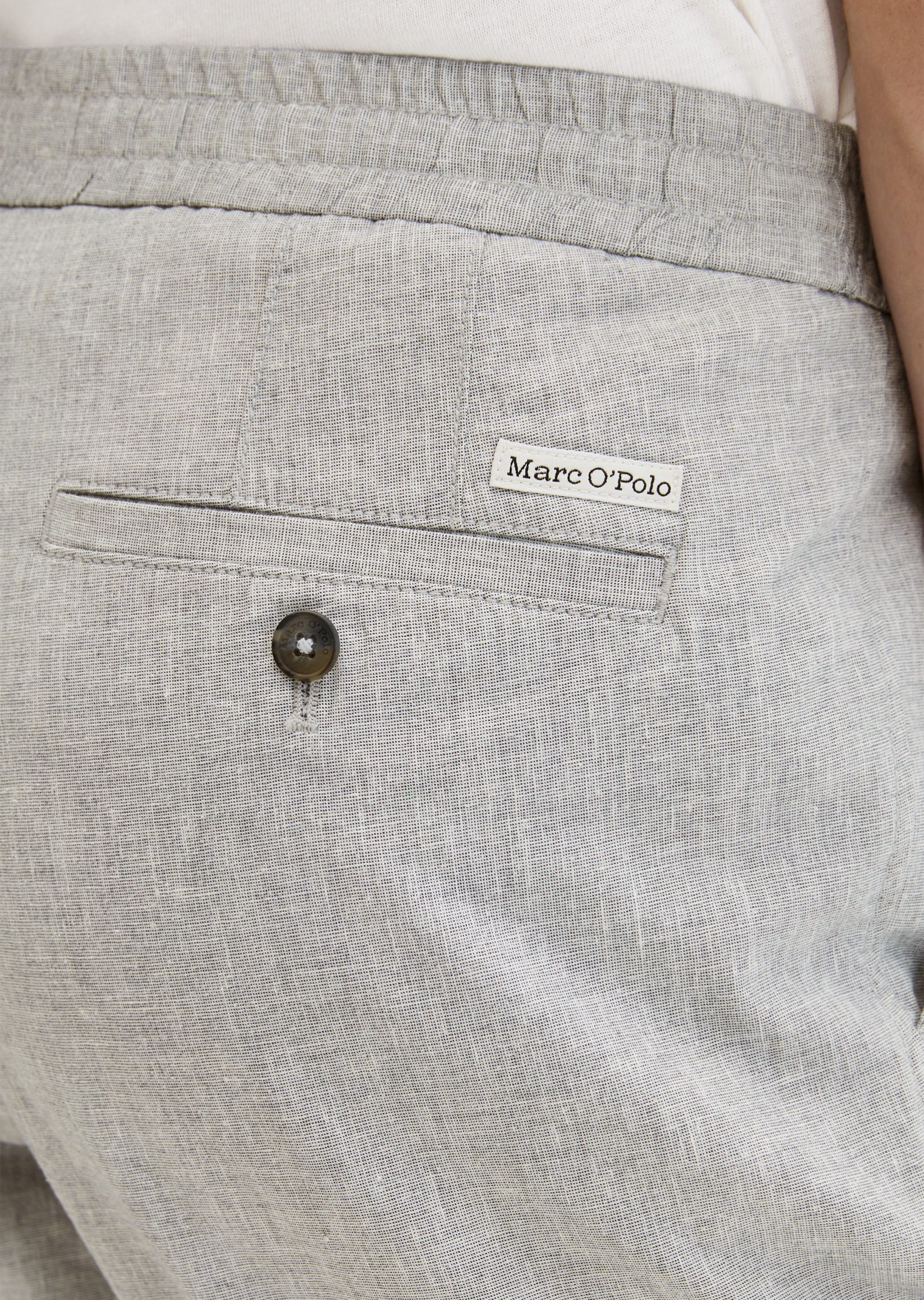 Marc O'Polo Chinohose »aus Bio-Baumwoll-Leinen-Mix«