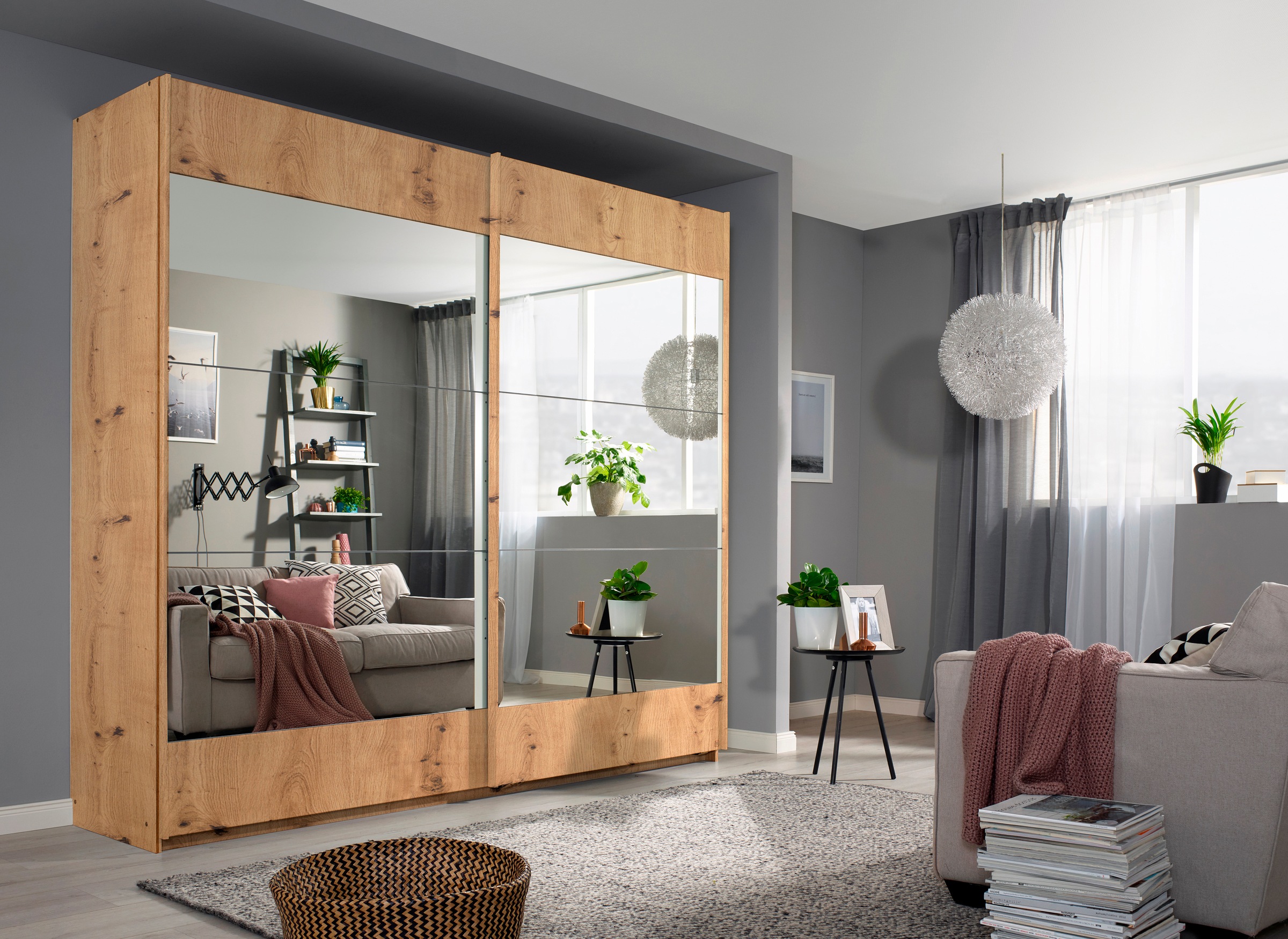 rauch Schwebetürenschrank "Kleiderschrank Schrank Garderobe Wäscheschrank A günstig online kaufen