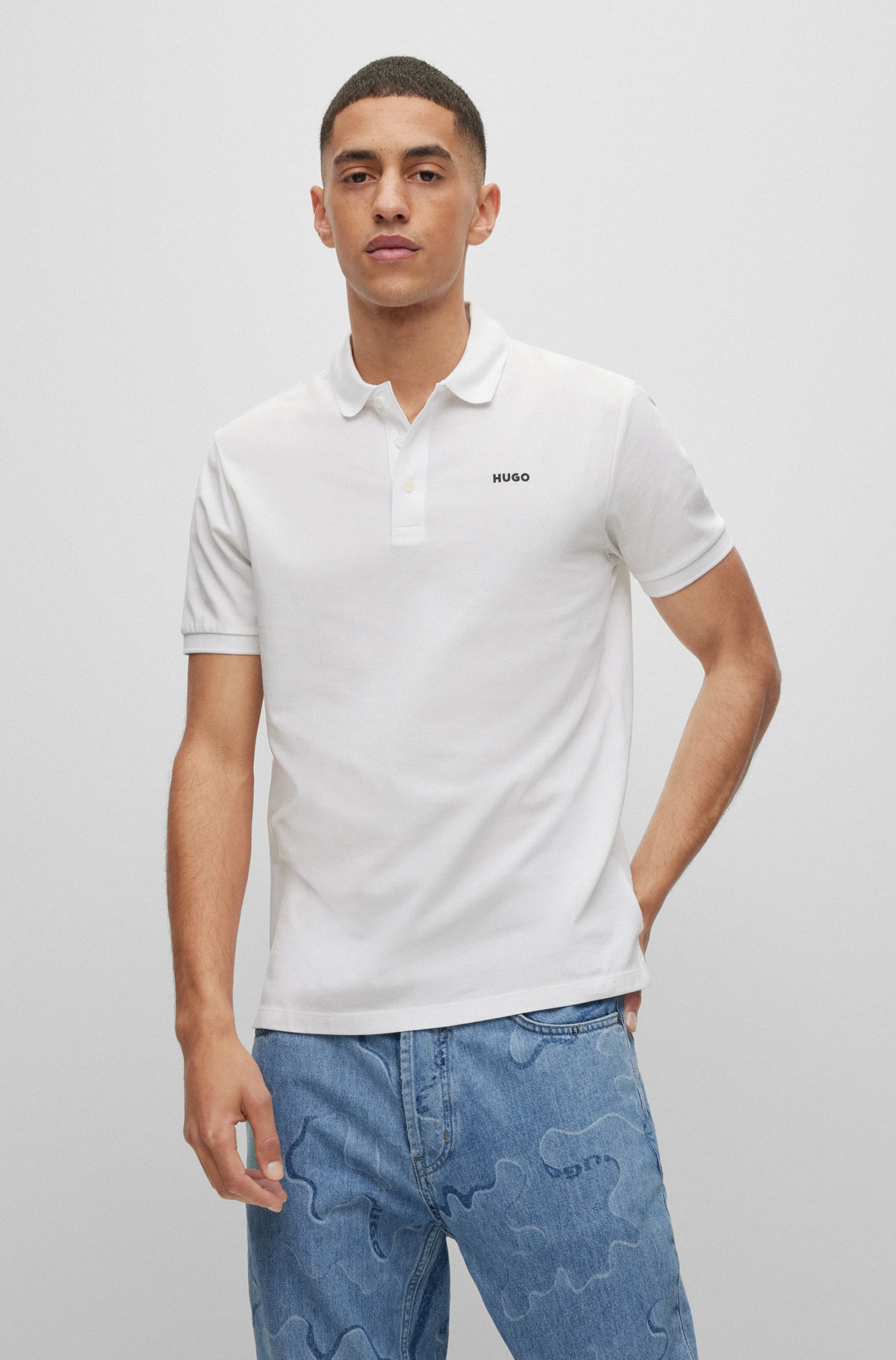 HUGO Poloshirt "Donos" Regular Fit, Baumwoll-PiquÃ¨ günstig online kaufen