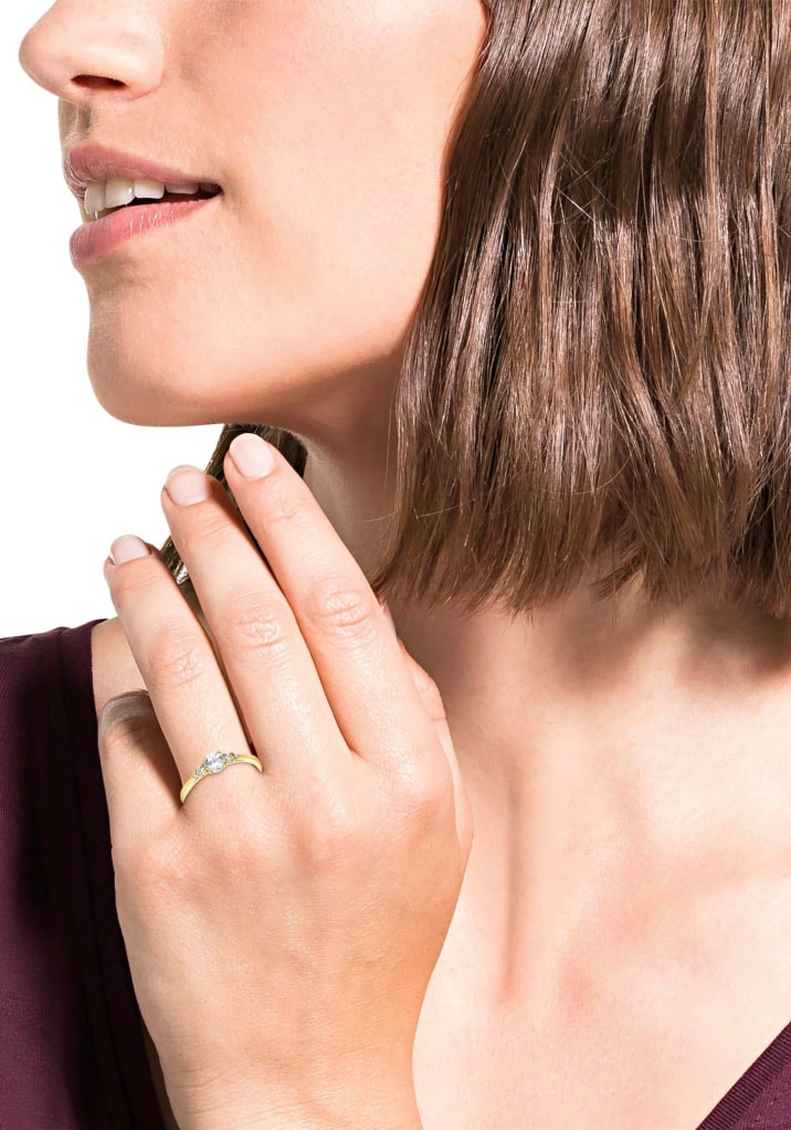 Amor Fingerring »2035669/-70/-71/-72/-73«, mit Zirkonia (synth.)