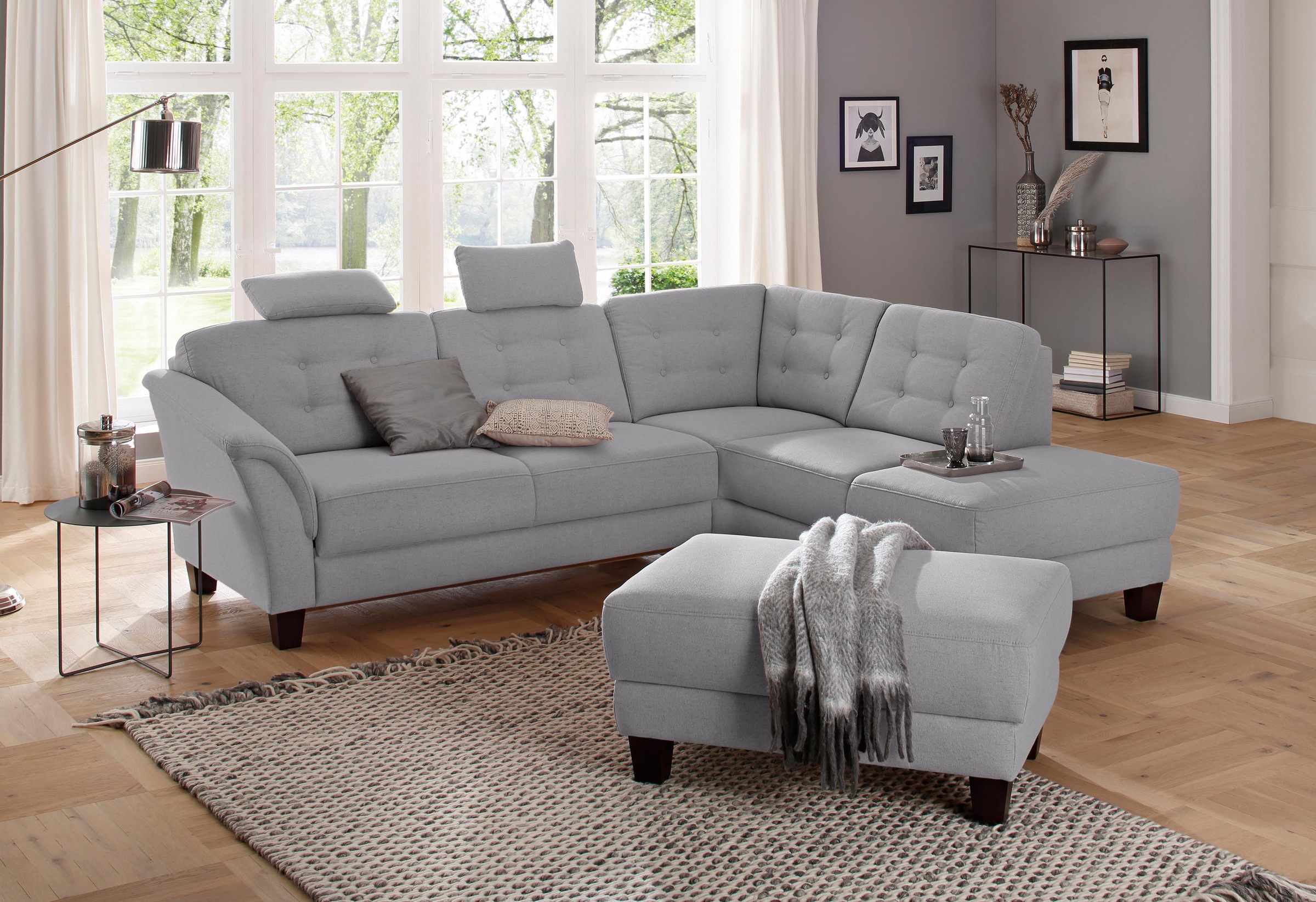 Home affaire Hocker »Trondheim« mit Stauraum, Federkern