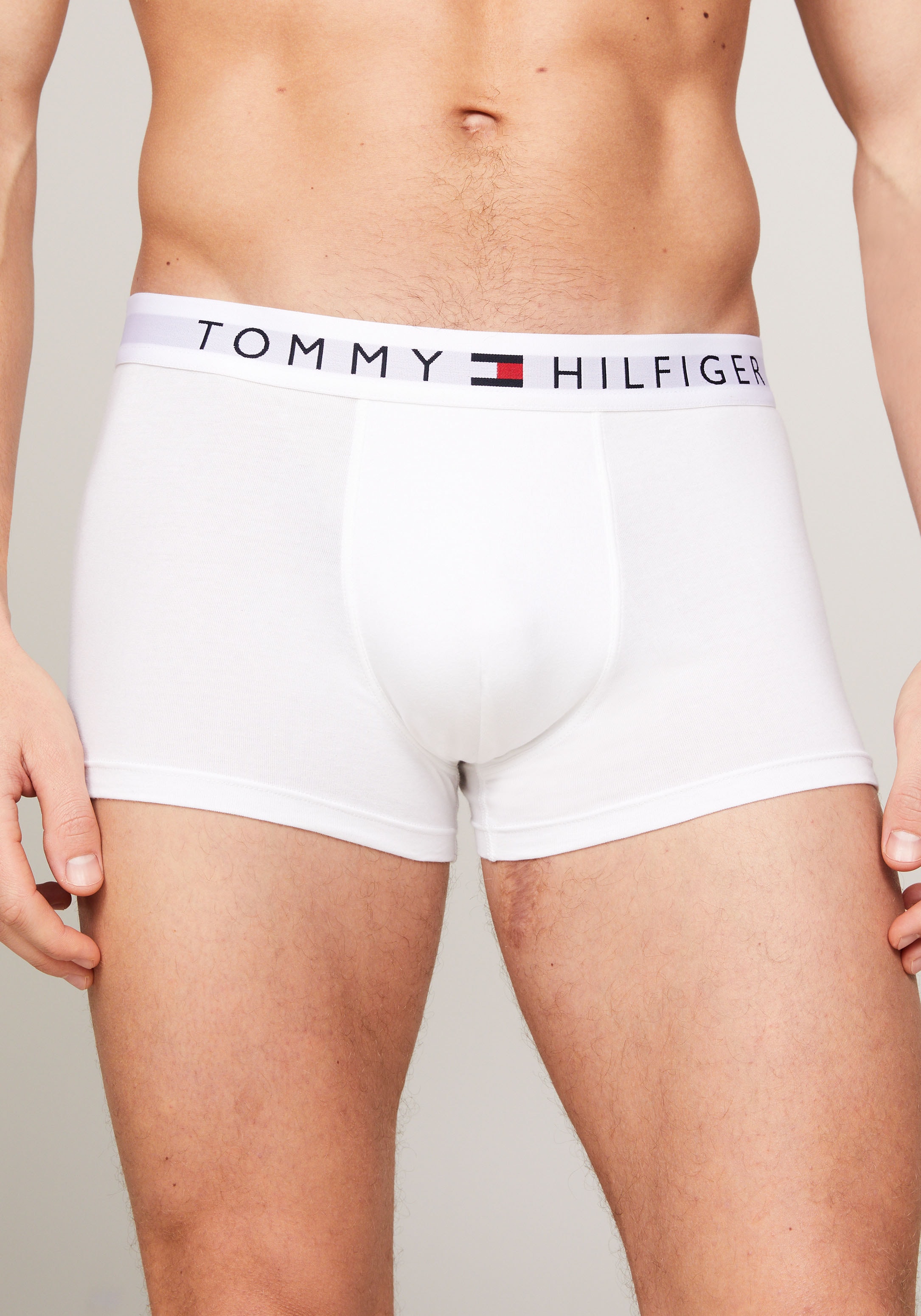 Tommy Hilfiger Underwear Trunk »3P TRUNK WB«, (Packung, 3 St., 3er), mit Logobund