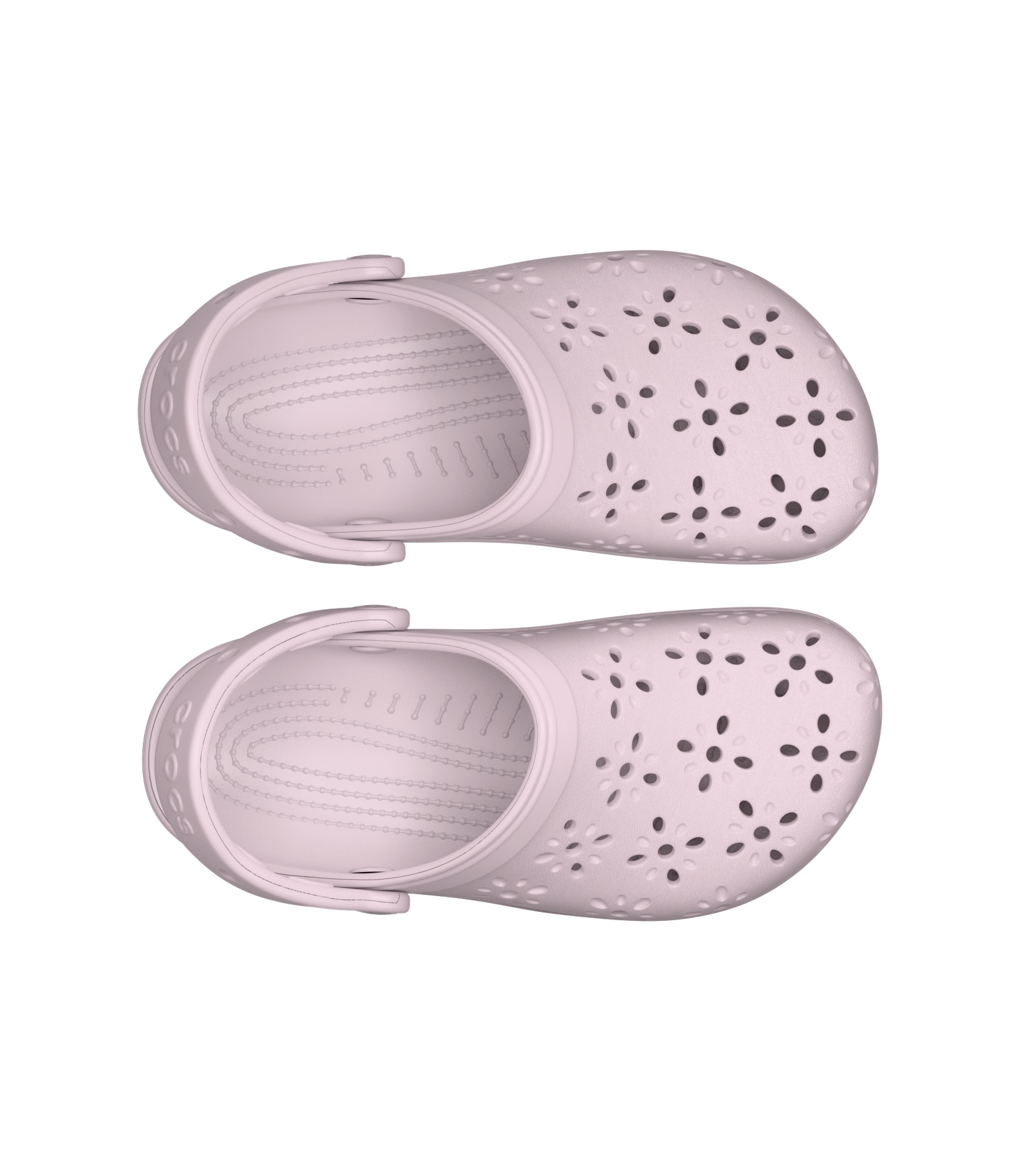 Crocs Clog »Classic Floral Cut Out Clog«, Sandale, Sommerschuh, Loafer mit Lüftungsöffnungen in Blütenstruktur
