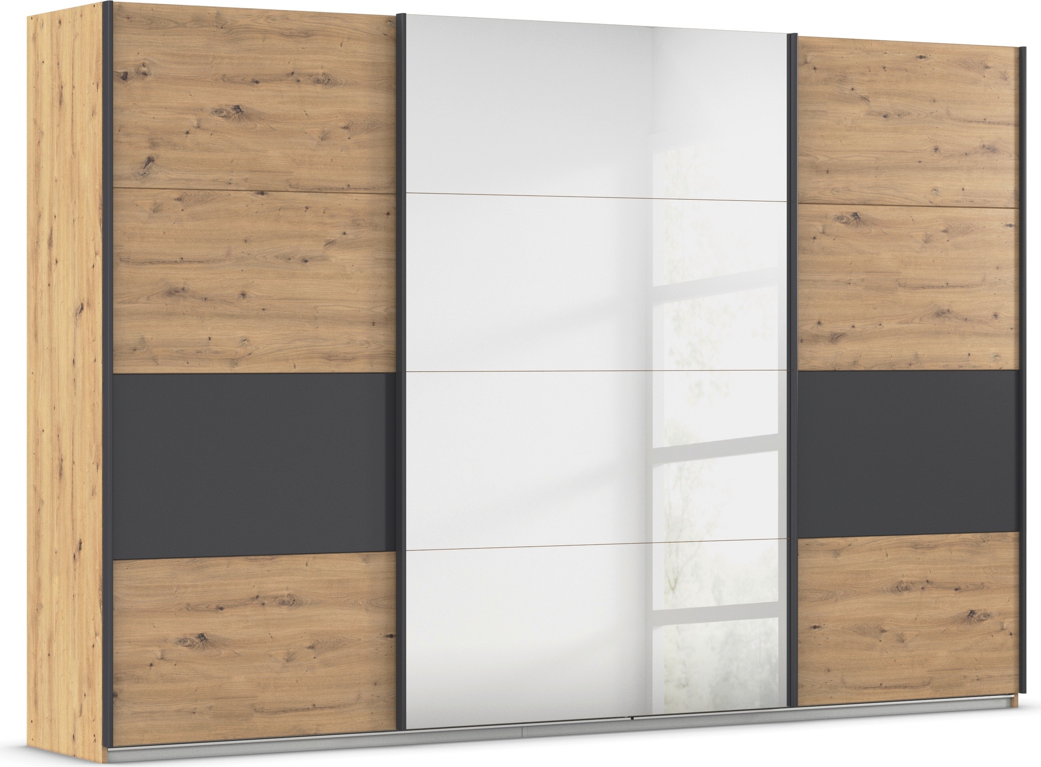 OTTO home "Mehrzweckschrank Aktenschrank Möbel Mietswohnung Schlafzimmer CORTONA" Breiten 203/271/315/360 cm, Höhen 210/229 cm, inkl. Inneneinteilung, 2 Stoffboxen extra Einlegeböden MADE IN GERMANY