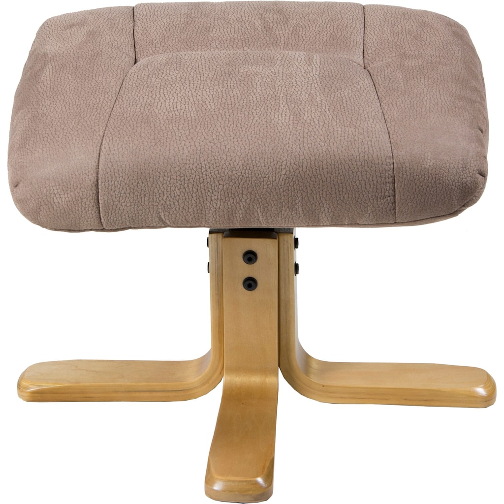 Duo Collection Relaxsessel, 360° drehbar, inkl. Hocker