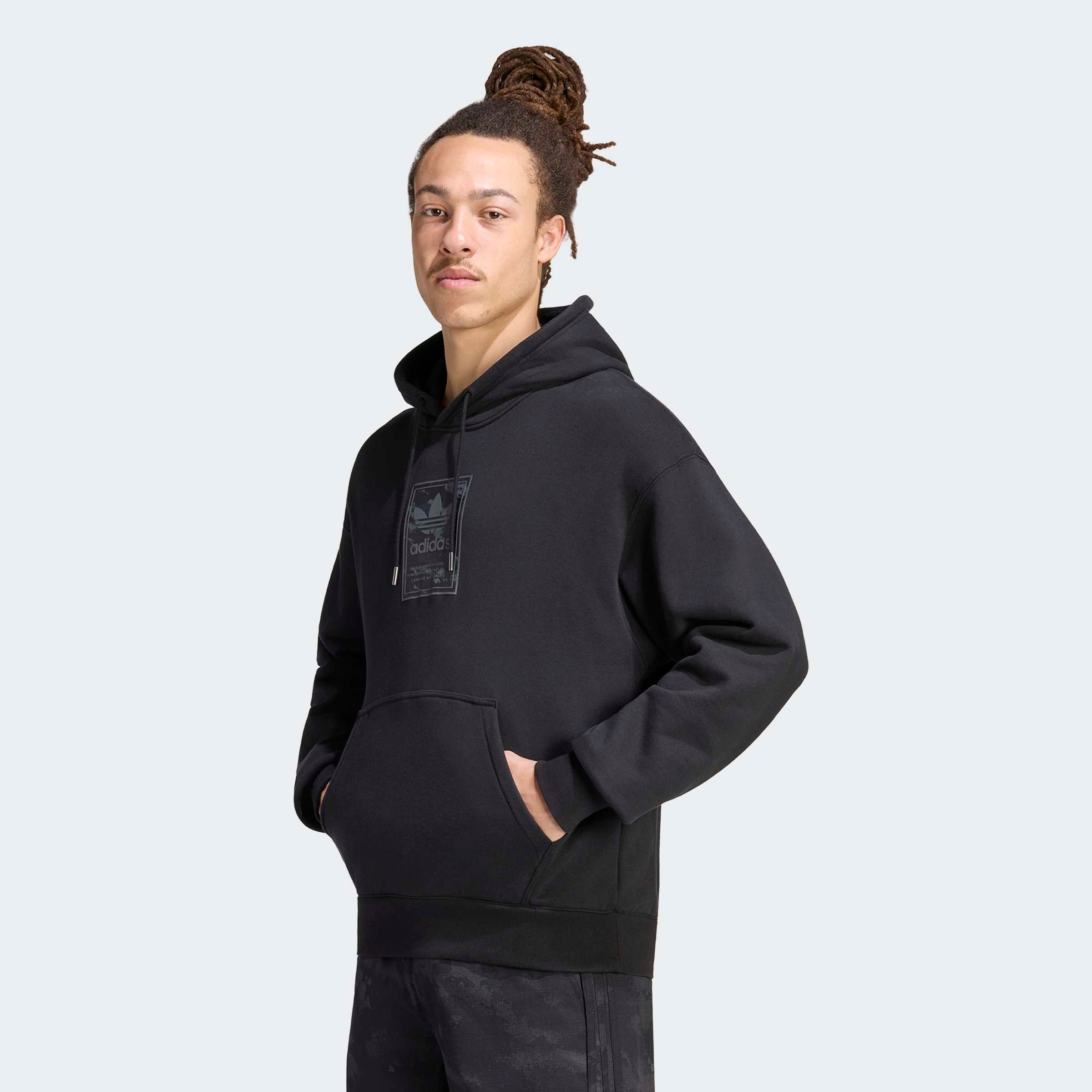 adidas Originals Kapuzensweatshirt "CAMO HD TONGUE", mit Rundhalsausschnitt, ohne Verschluss, aus Baumwolle