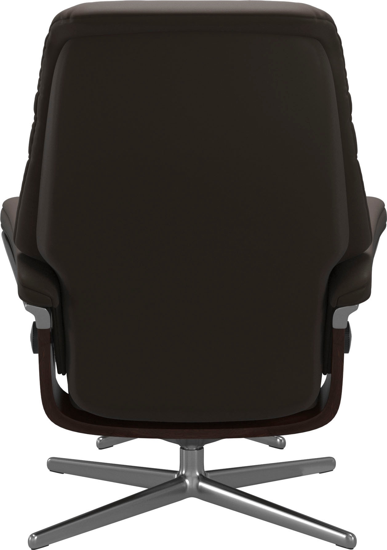 Thumbnail - Stressless Relaxsessel "Sunrise" Set, Relaxsessel mit Hocker, mit Hocker, mit Cross Base, Größe S, M & L, Holzakzent Bra...