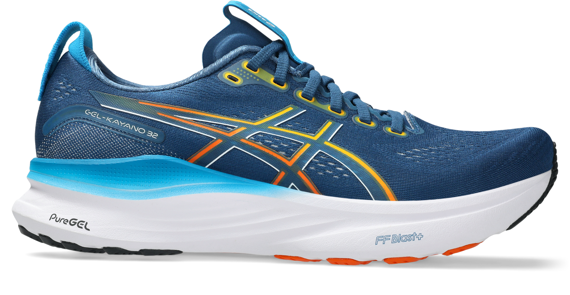 Asics Gel-Kayano 32 Running Shoes Blue/Anzu Size 44 2