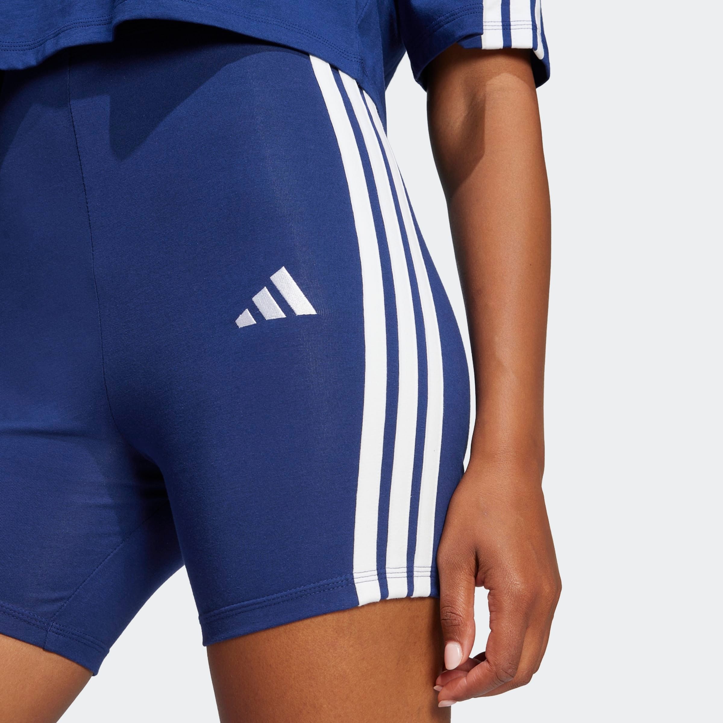adidas Sportswear Trainingstights "ESSENTIALS 3-STREIFEN HIGH WAISTED KURZE günstig online kaufen