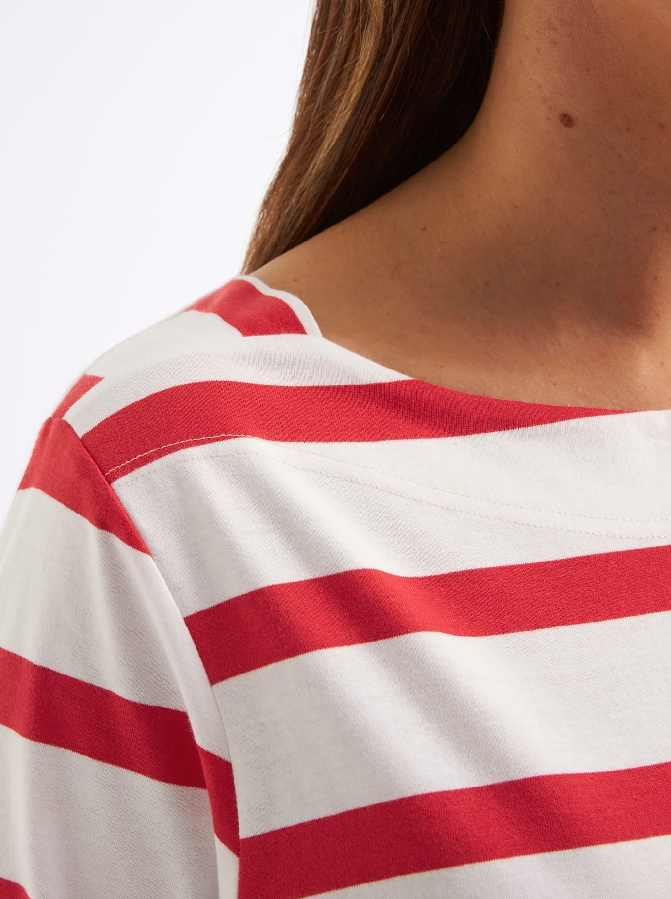 Sheego 3/4-Arm-Shirt »U-Boot-Shirt« 1
