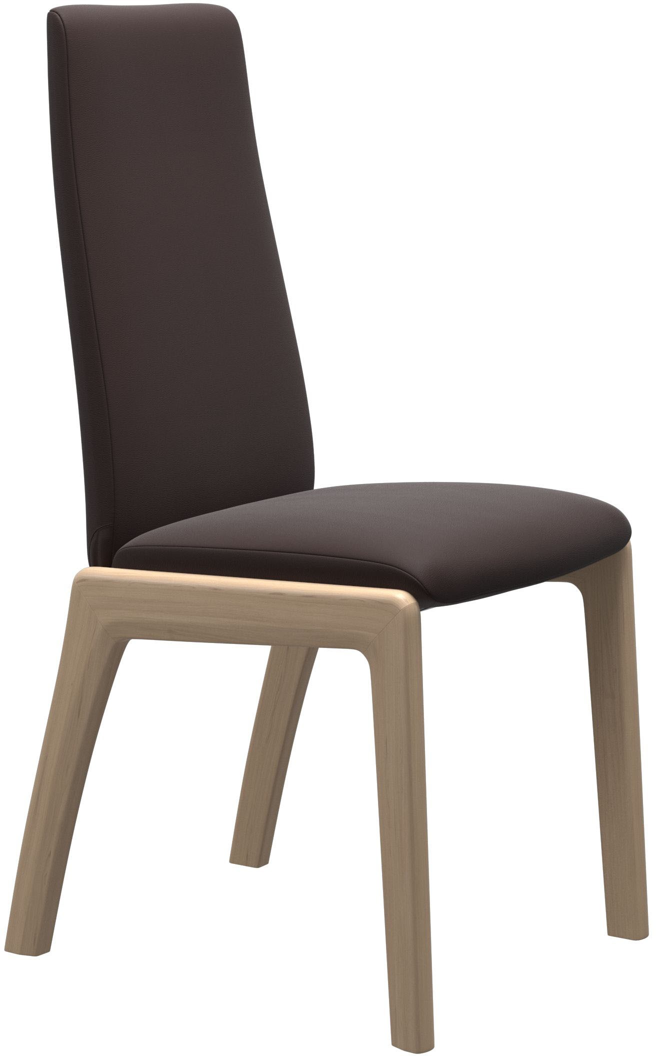 Stressless® Polsterstuhl »Laurel«, Leder PALOMA, High Back, Größe M, mit abgerundeten Beinen in Eiche natur