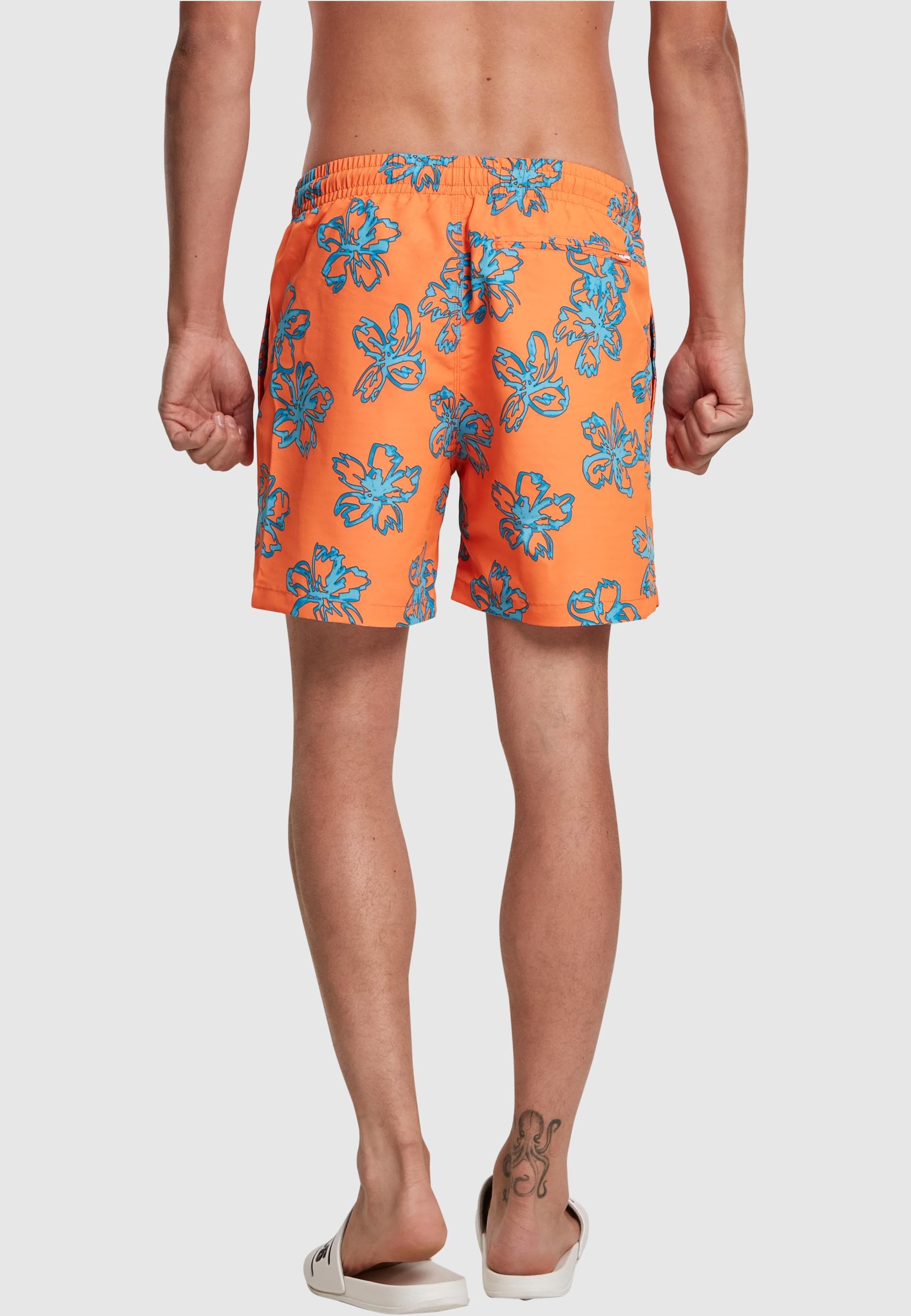 URBAN CLASSICS Badeshorts »Urban Classics Herren Floral Swim Shorts«