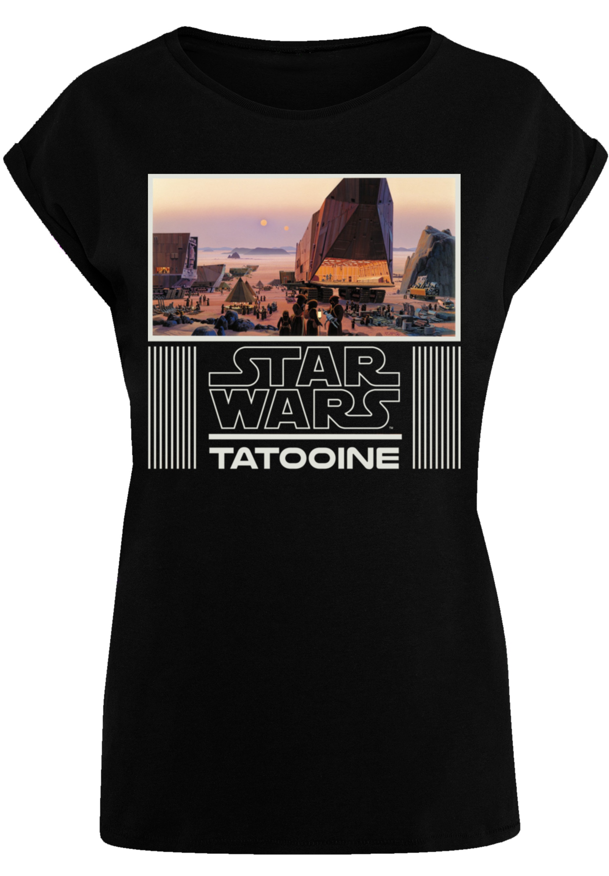 F4NT4STIC T-Shirt "Star Wars Tatooine Panorma", Premium Qualität, Star Wars günstig online kaufen
