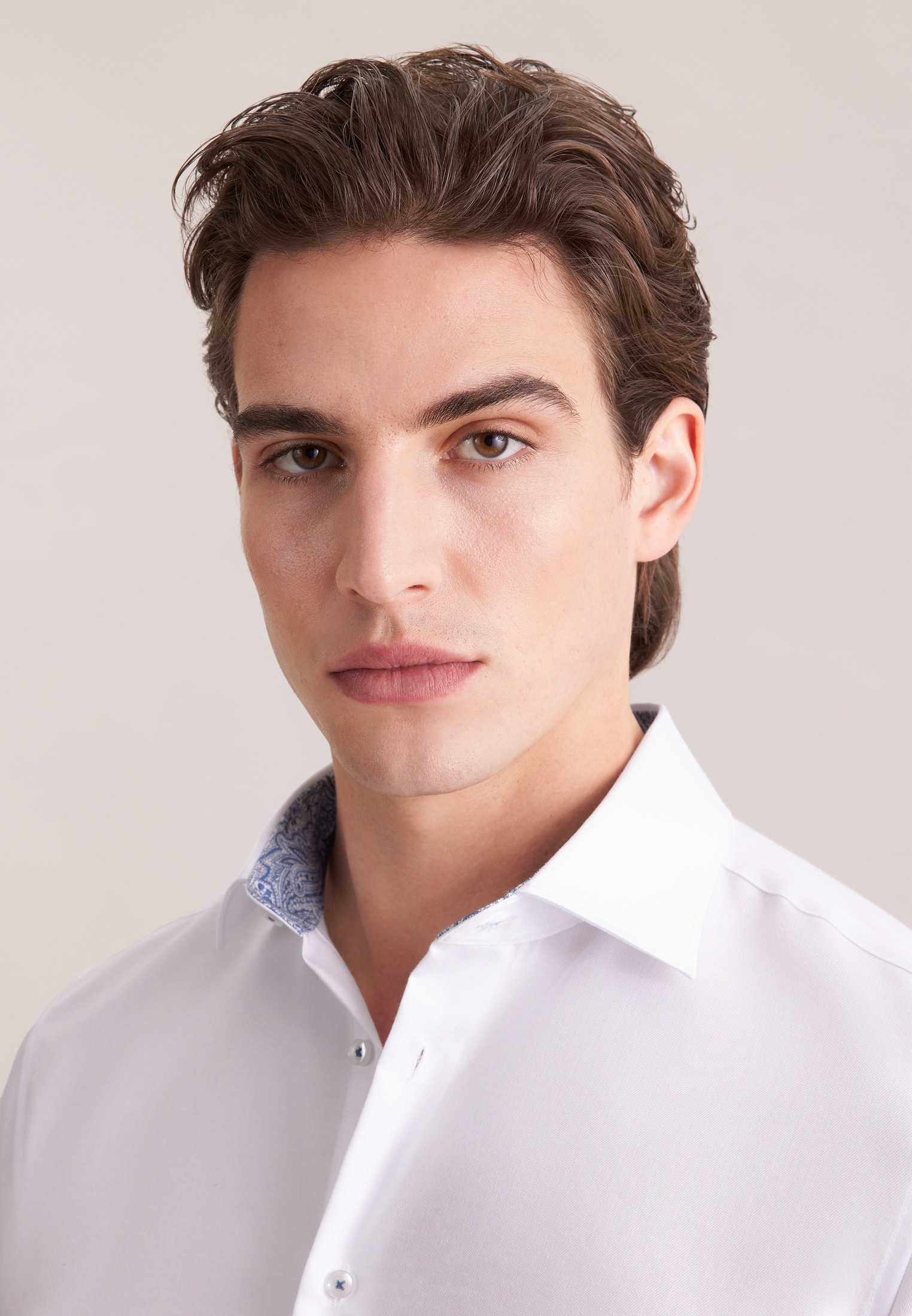 Thumbnail - seidensticker Businesshemd "Schwarze Rose" X-Slim 1/1 Kentkragen Uni