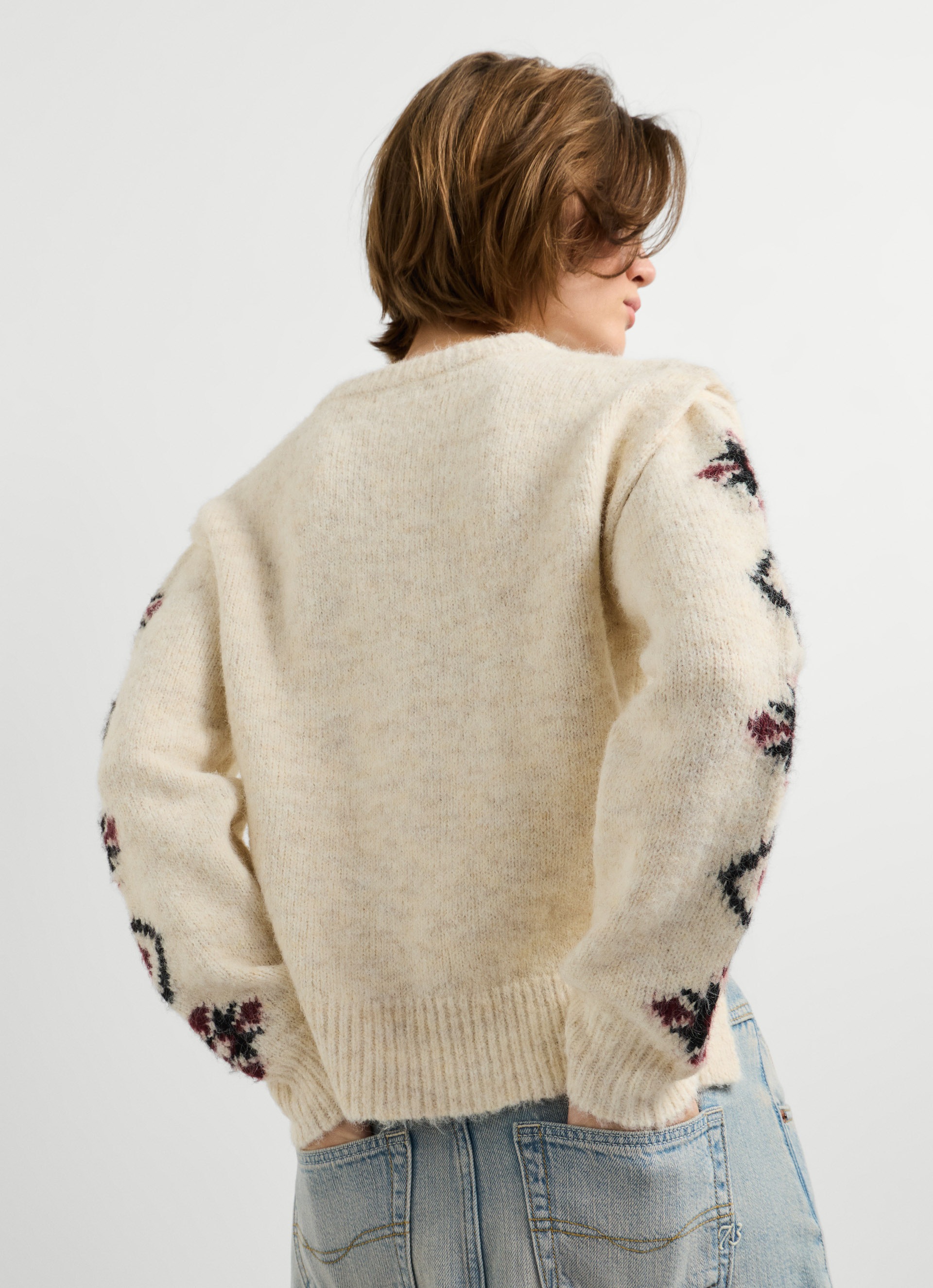 Pepe Jeans Strickpullover »AUDREY« mit betonter Schulterpartie, Rundhals
