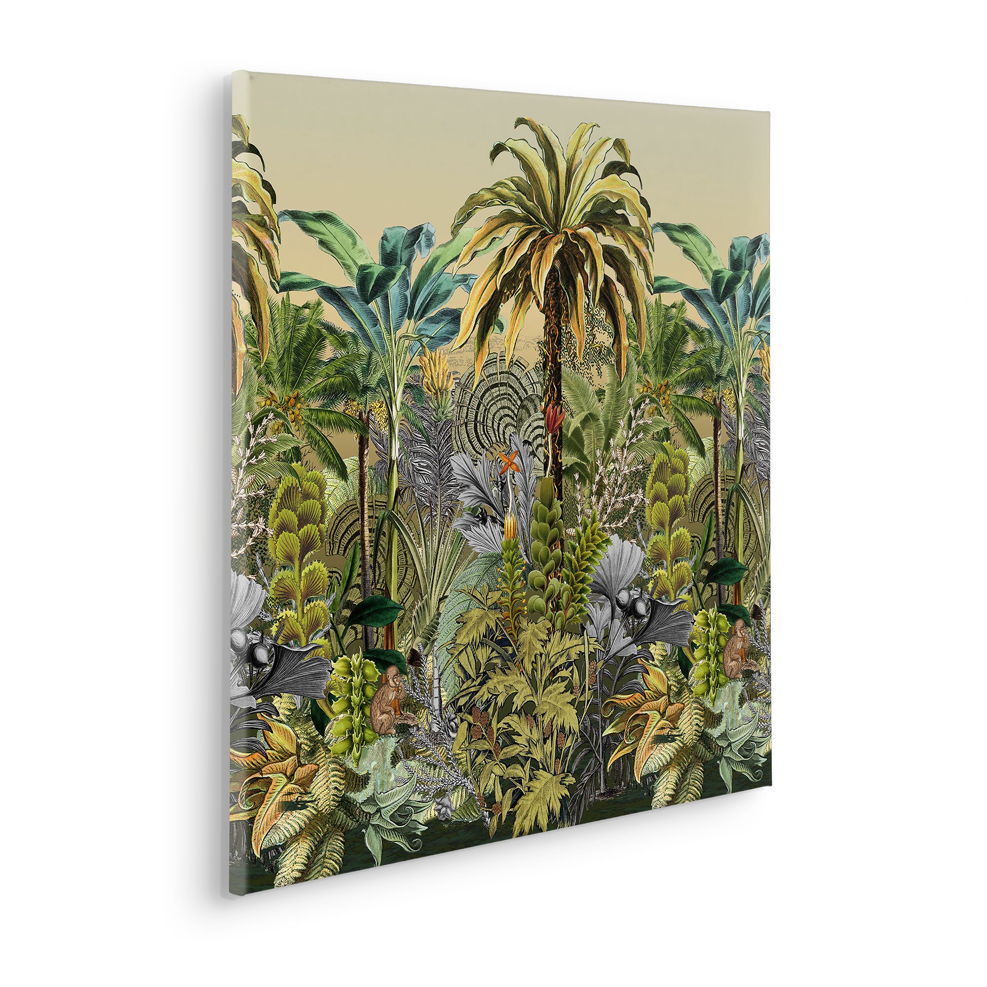 Komar Leinwandbild "Tropical Heat - Größe 60 x 60 cm", Natur, (1 St.), Keil günstig online kaufen