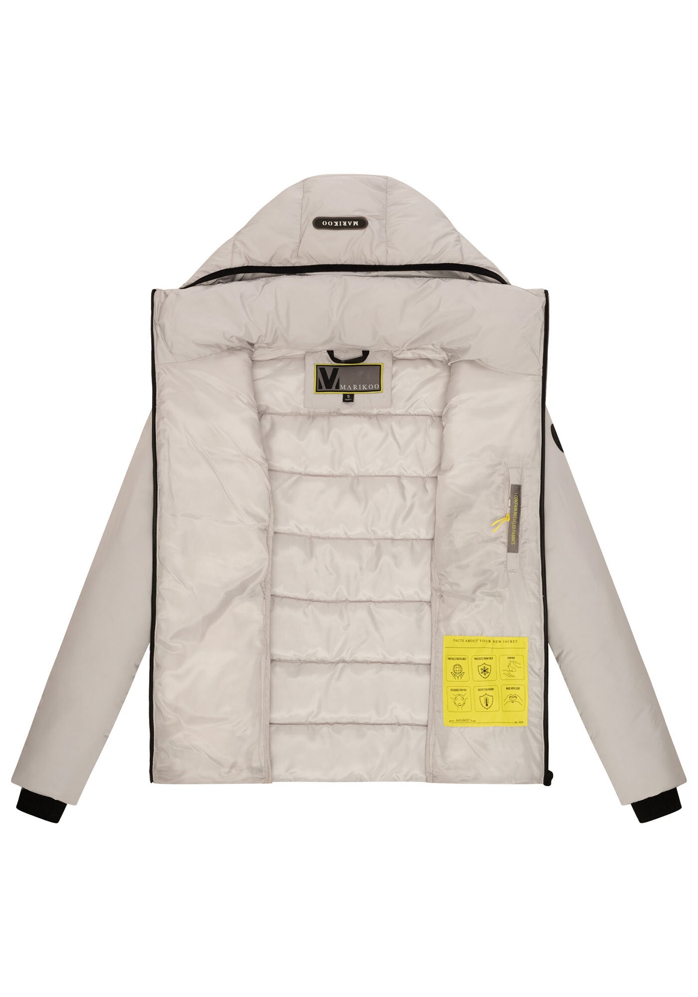 Marikoo Steppjacke »Radaa«, Mit Hohem und gefüttertem Kragen