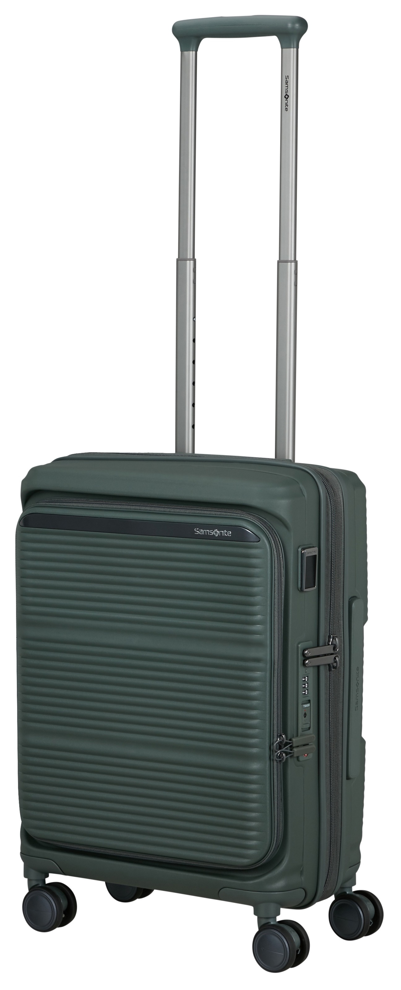 Samsonite Hartschalen-Trolley »PARALUX, verschiedene Größen und Farben« 40 l 4 Rollen Reisegepäck mit Frontfach Packwürfel Trennpolster