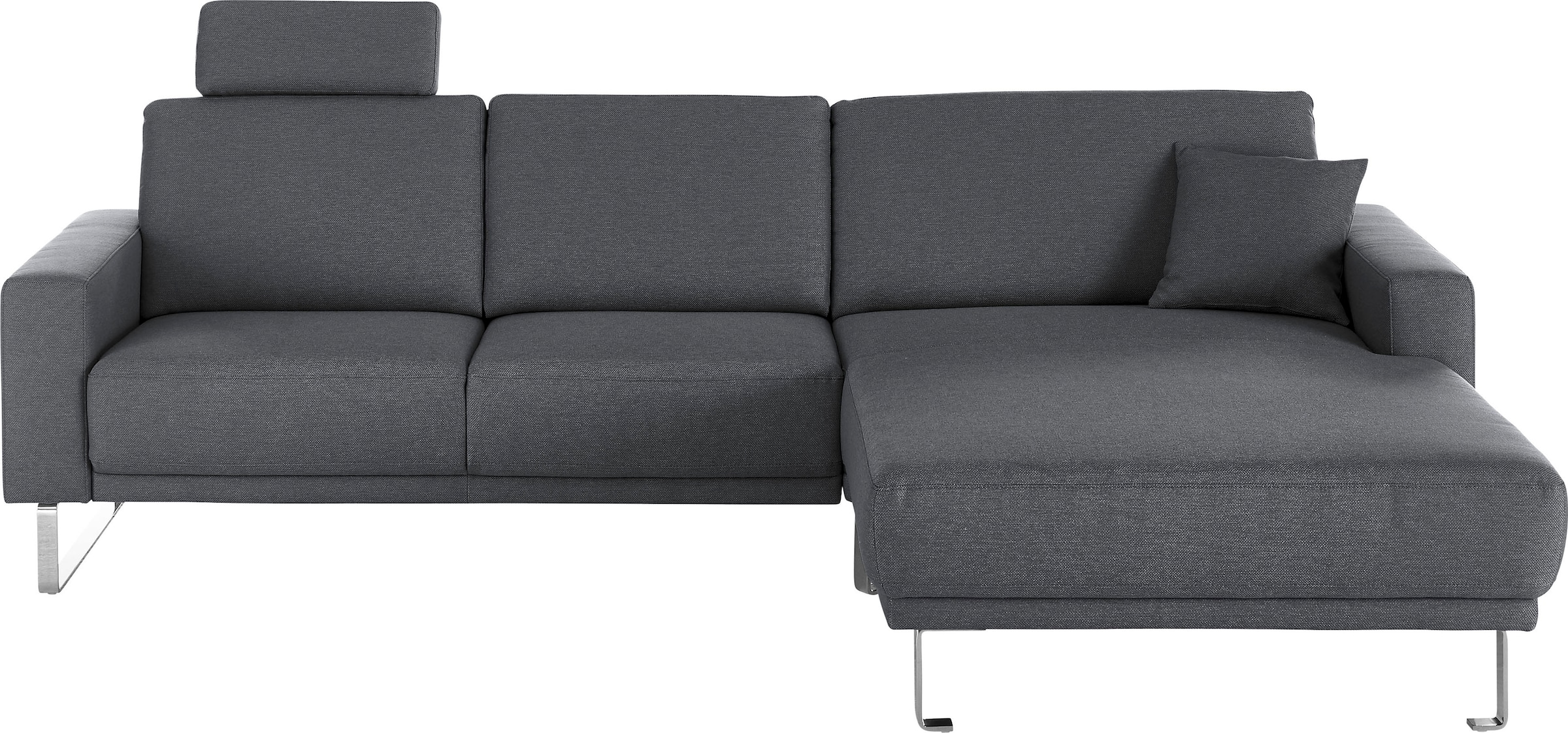Home affaire Ecksofa "Apiro bequem & edel, Breite 278cm, Komfortsitzhöhe, L günstig online kaufen