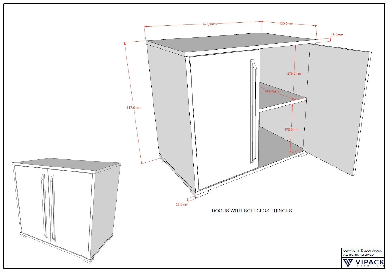 Vipack Stauraumbett »Sam, schlafen und arbeiten in einem, wahlweise Eiche- oder Weiß-Dekor« Liegefläche 90x200 cm, darunter eine große ausziehbare Schreibplatte,  mit Absturzschutz, Leiter u. Stauraum, pflegeleichte Dekor Oberfläche