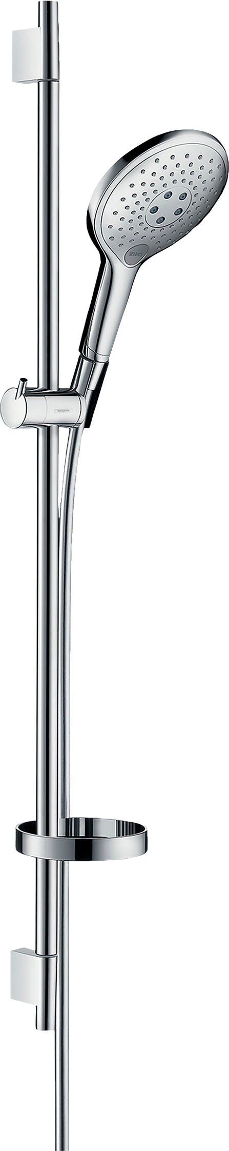 hansgrohe Brausegarnitur »Raindance Select S«, (Komplett-Set), 15cm, mit Duschstange 90cm und Seifenschale, chrom