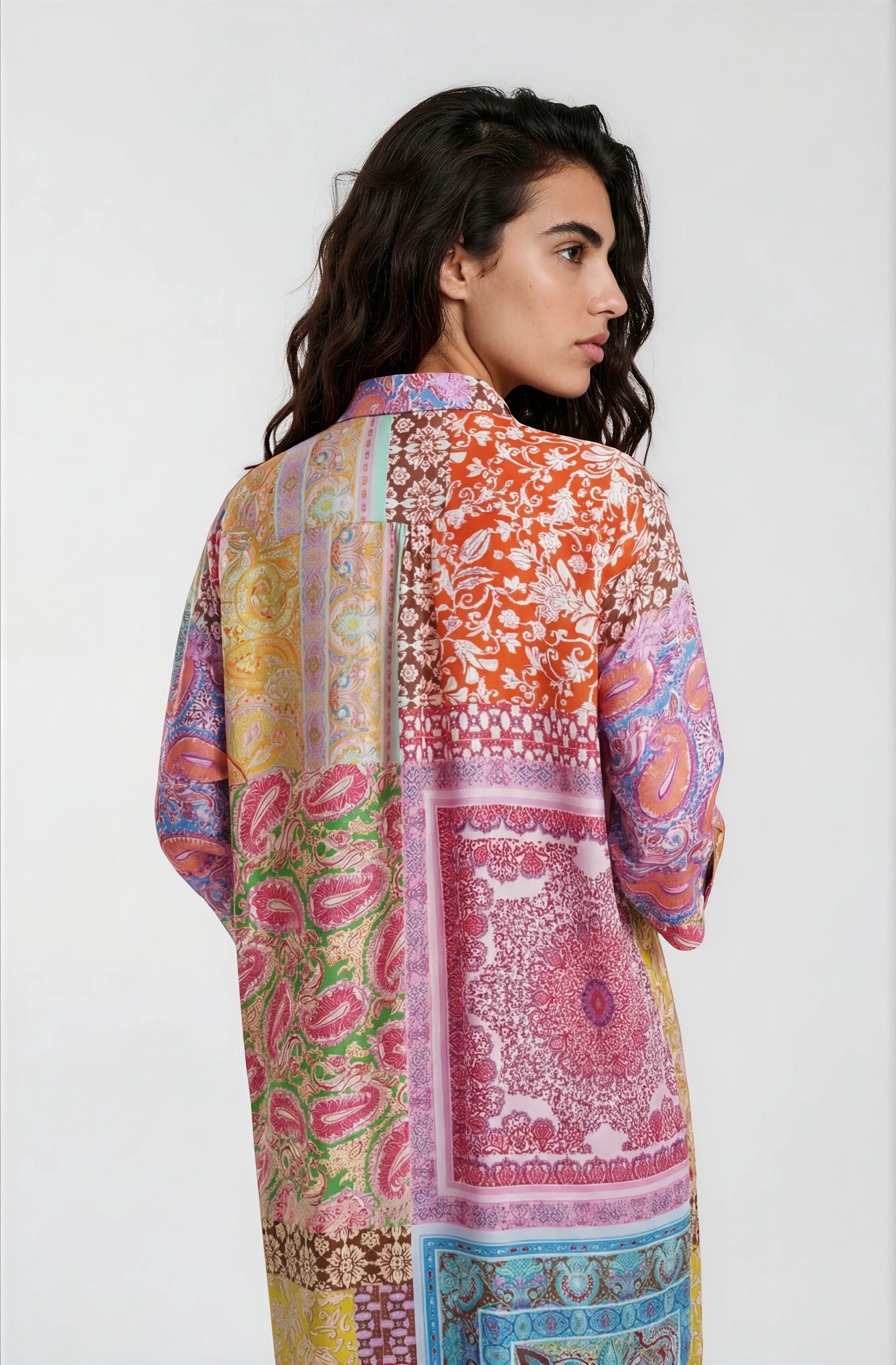Milano Italy Sommerkleid Ohne Taschen aus pflegeleichter Viskose