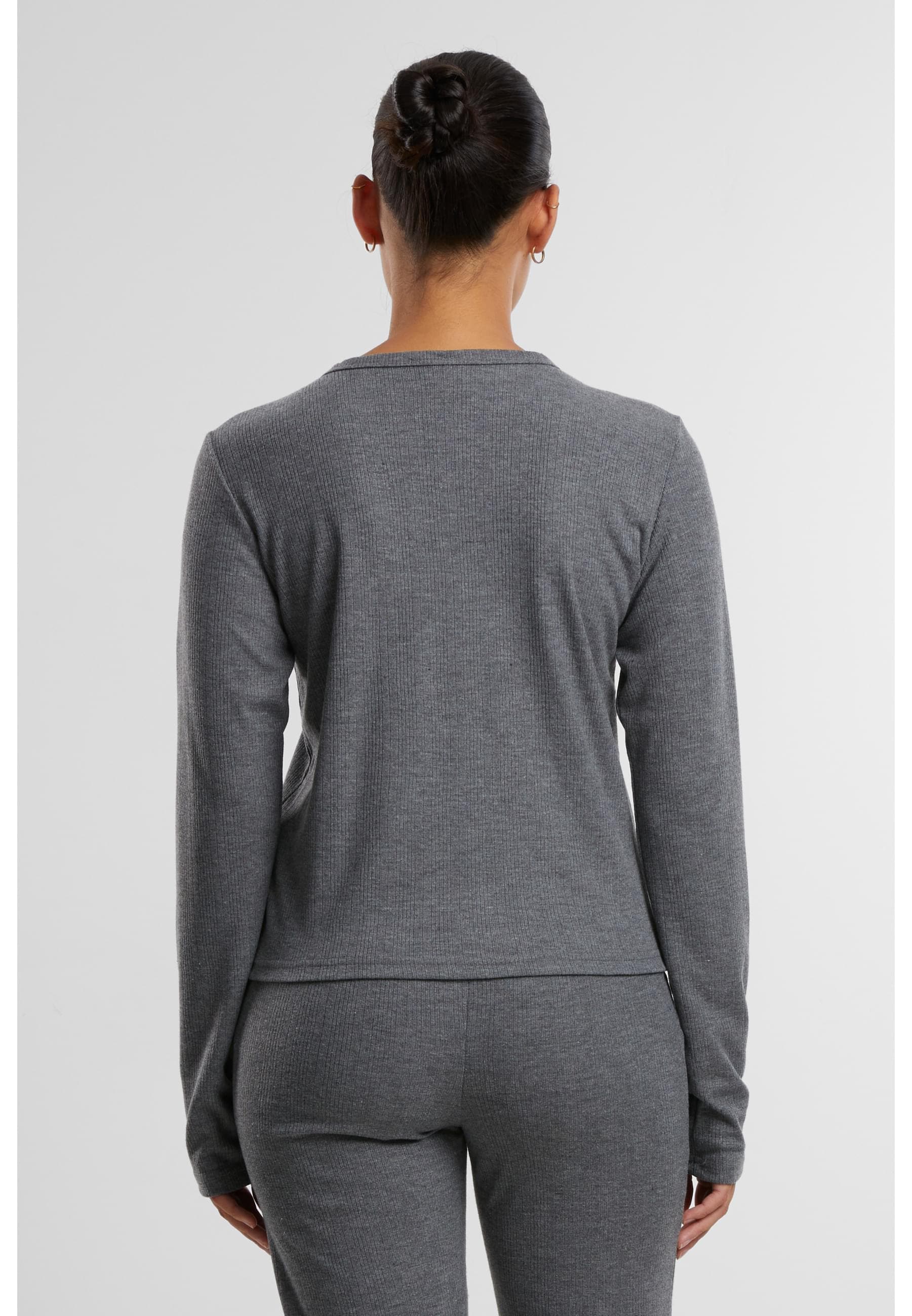 URBAN CLASSICS Strickjacke »Urban Classics Ladies Rib Cardigan«