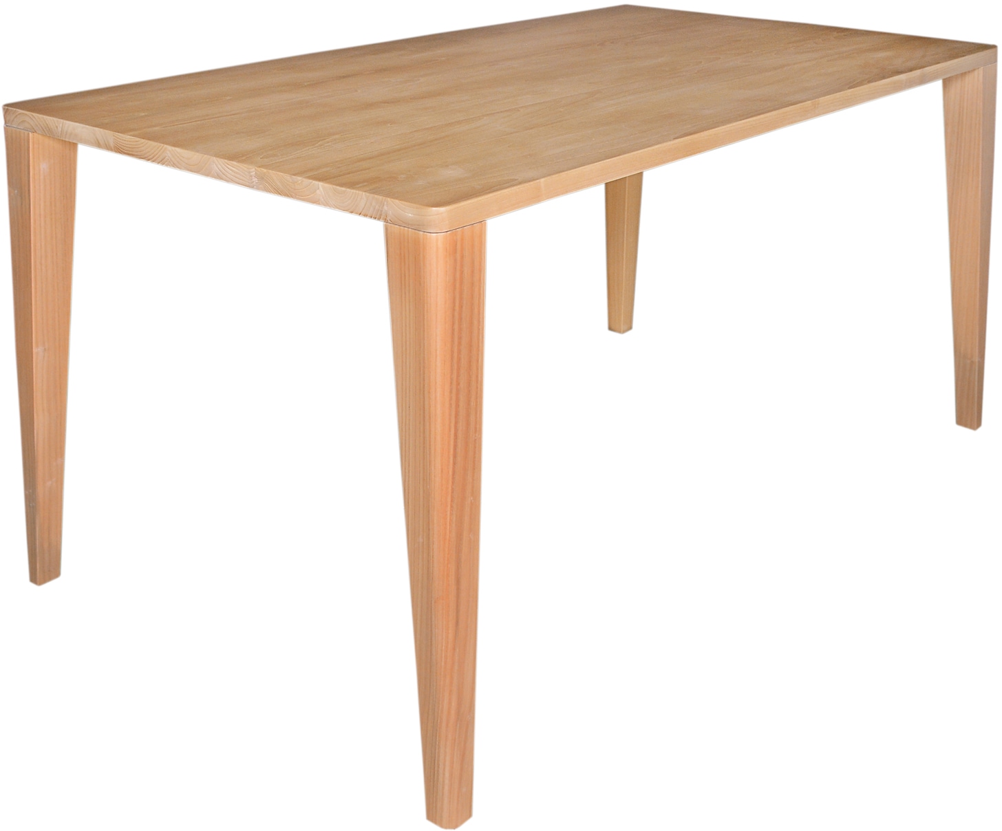SIT Esstisch "Matera aus Sungkaiholz mit sichtbarer Maserung – 160 x 90 cm" Massivholz-Tisch für 4–6 Personen im natürlichen Wohnstil