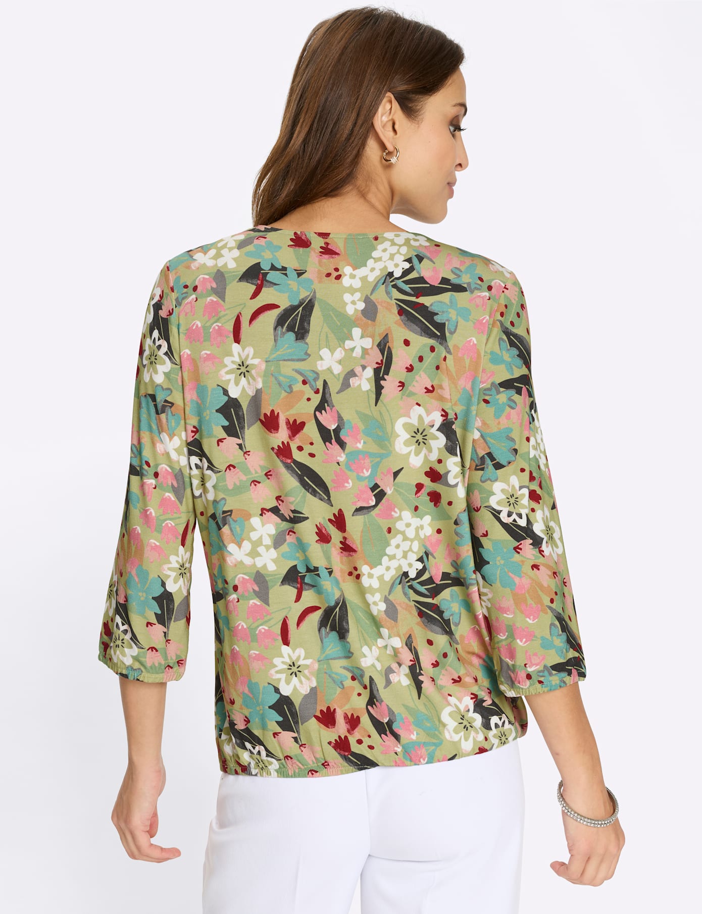 Thumbnail - Lady 3/4-Arm-Shirt "Druck-Shirt" 1 tlg.