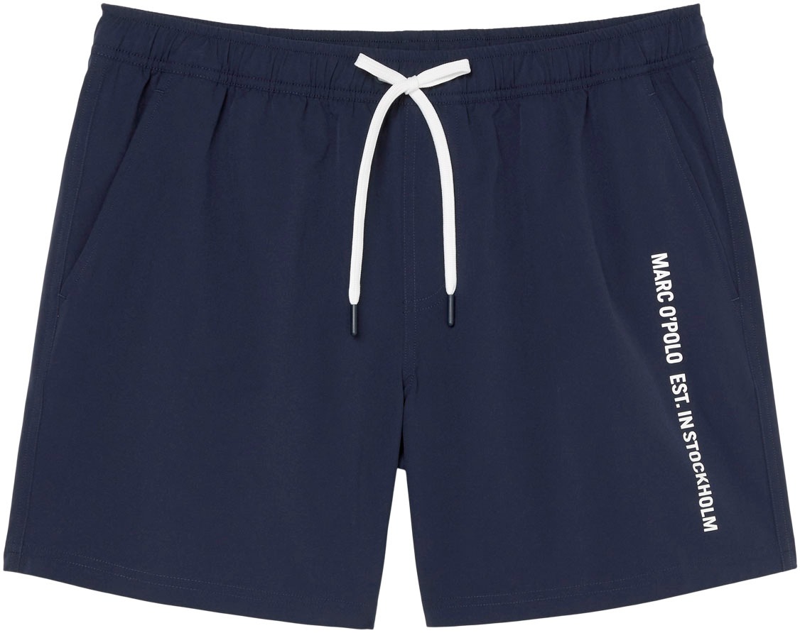 Marc OPolo Badeshorts "Essentials", mit seitlichen Taschen und Logoschriftz günstig online kaufen