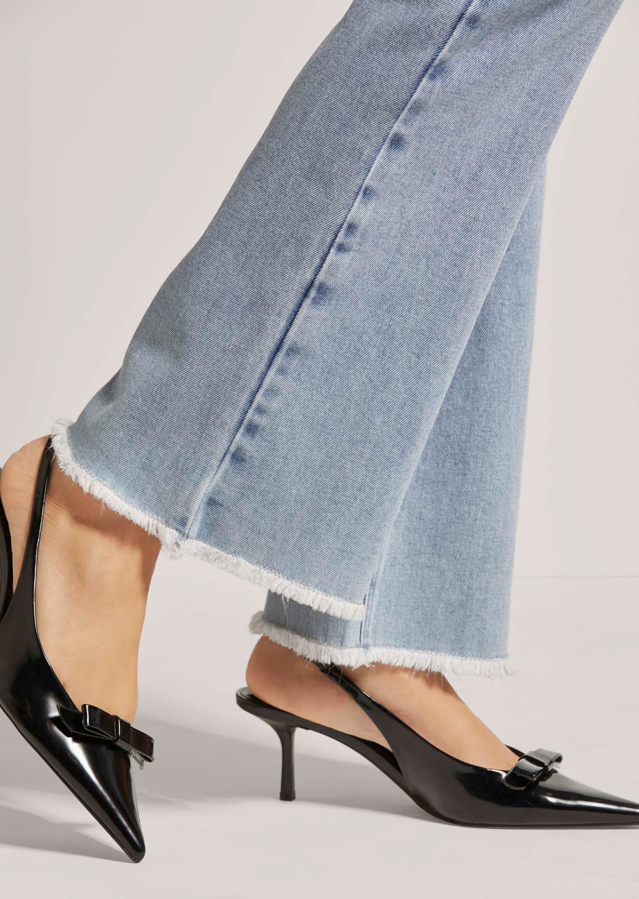 MADELEINE Regular-fit-Jeans »Jeans Weite Jeans - leicht ausgestellt«