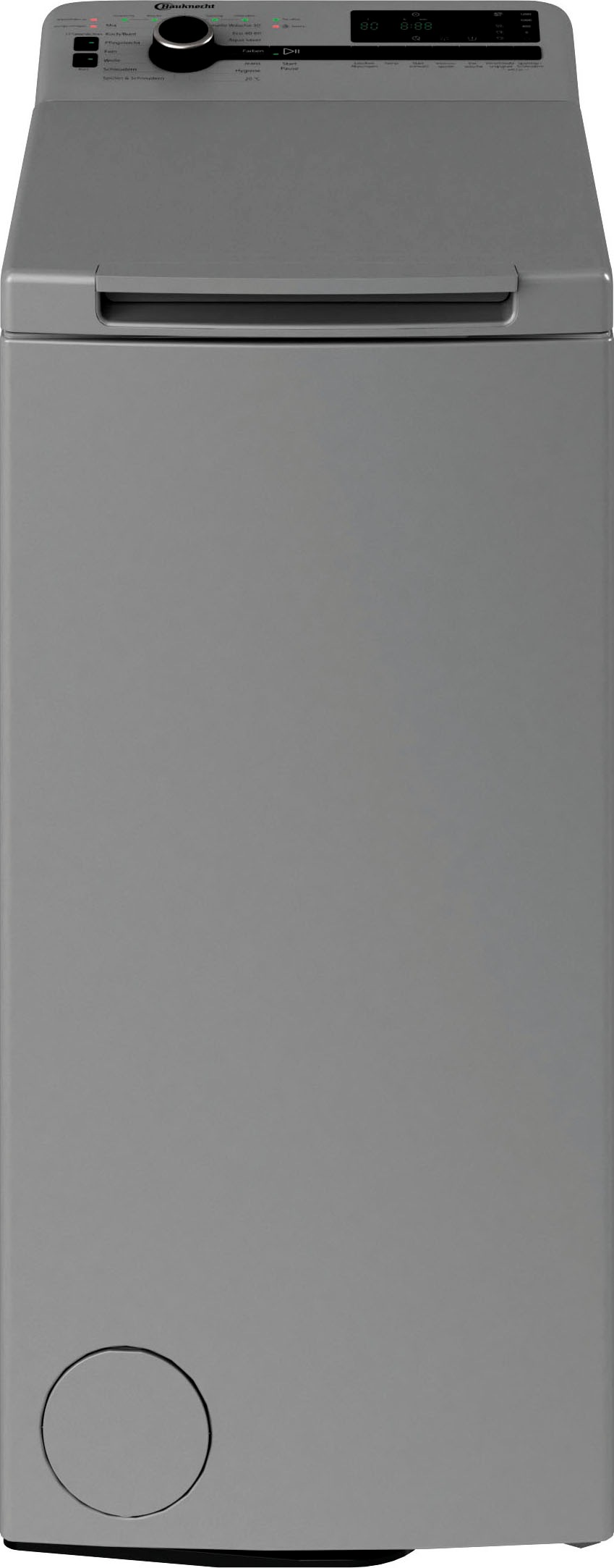 BAUKNECHT Waschmaschine Toplader »WMT Silver 6512 C N«, WMT Silver 6512 C N, 6,5 kg, 1200 U/min