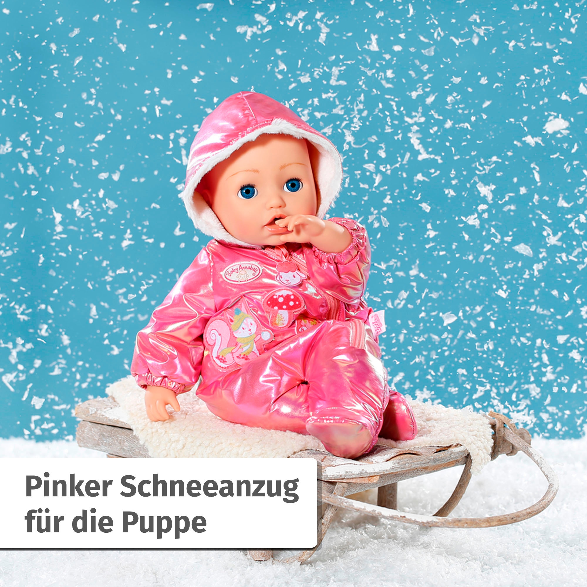 Baby Annabell Puppenkleidung »Winteranzug pink, 43 cm«