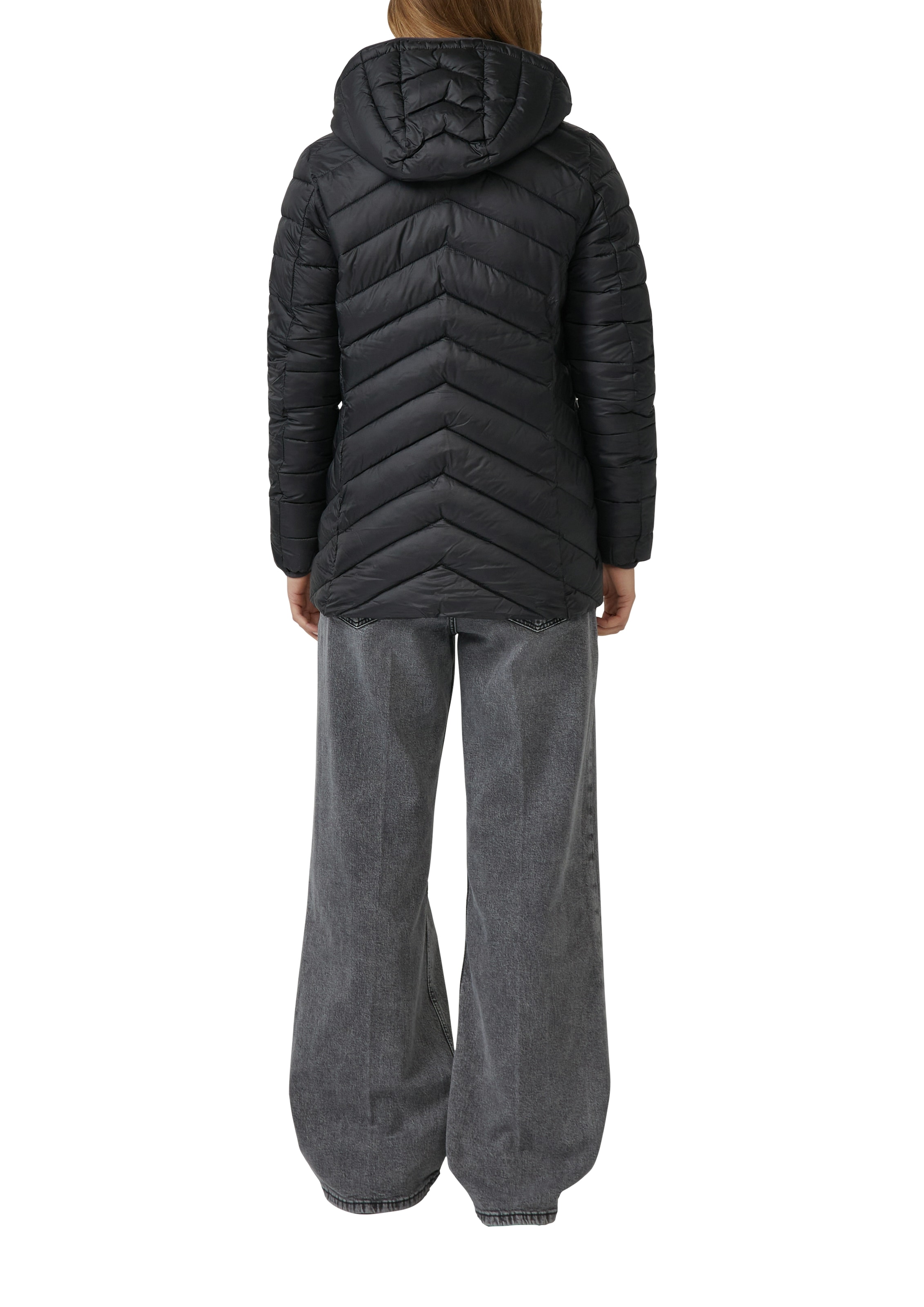 s.Oliver Outdoorjacke, mit Kapuze, mit abnehmbarer Kapuze